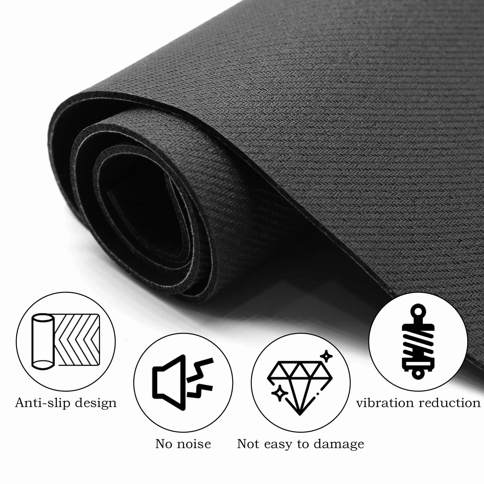 Esterilla antideslizante para sentadillas con posicionamiento de pies, accesorio deportivo para entrenamiento en casa