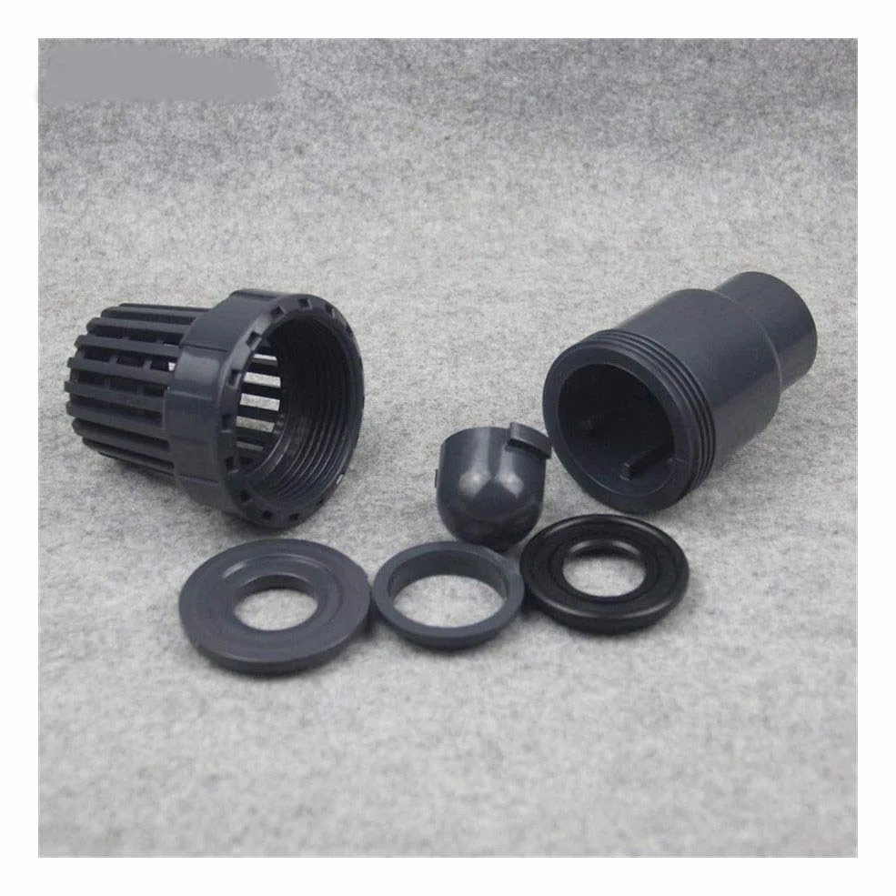 WWBR UPVC I.D 20 25 32 40 50 63 mm Filtro de agua Bomba de agua Filtro de entrada de agua Filtro de salida de PVC Válvula de retención con filtro Accesorios de acuario (Especificación