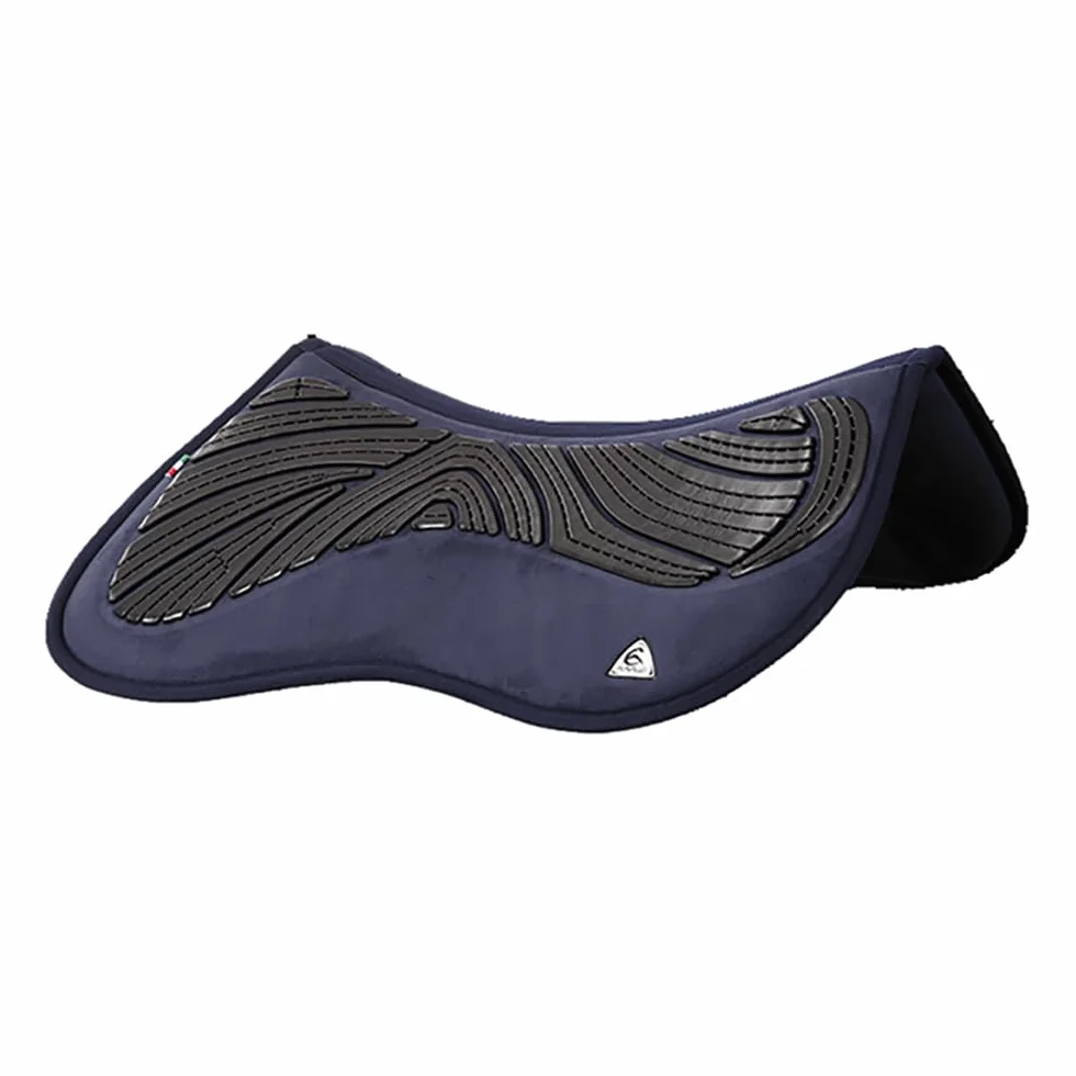 Acavallo Gel & Memory Foam Half Pad, talla: L, color: azul