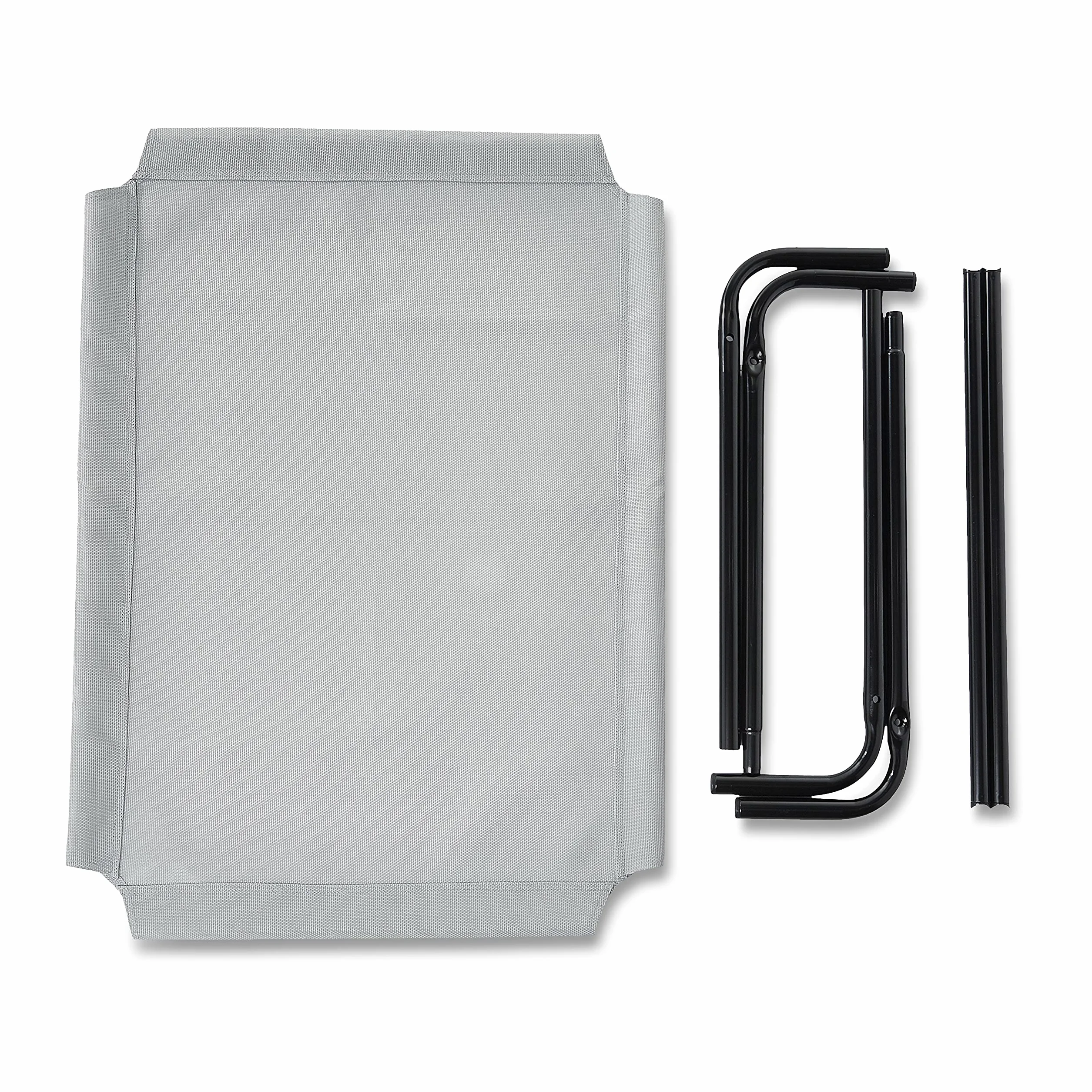 Amazon Basics Cama para perros, elevada refrescante para mascotas, tela, Medium, Gris, 110 x 65 x 19 cm (L x An x Al)