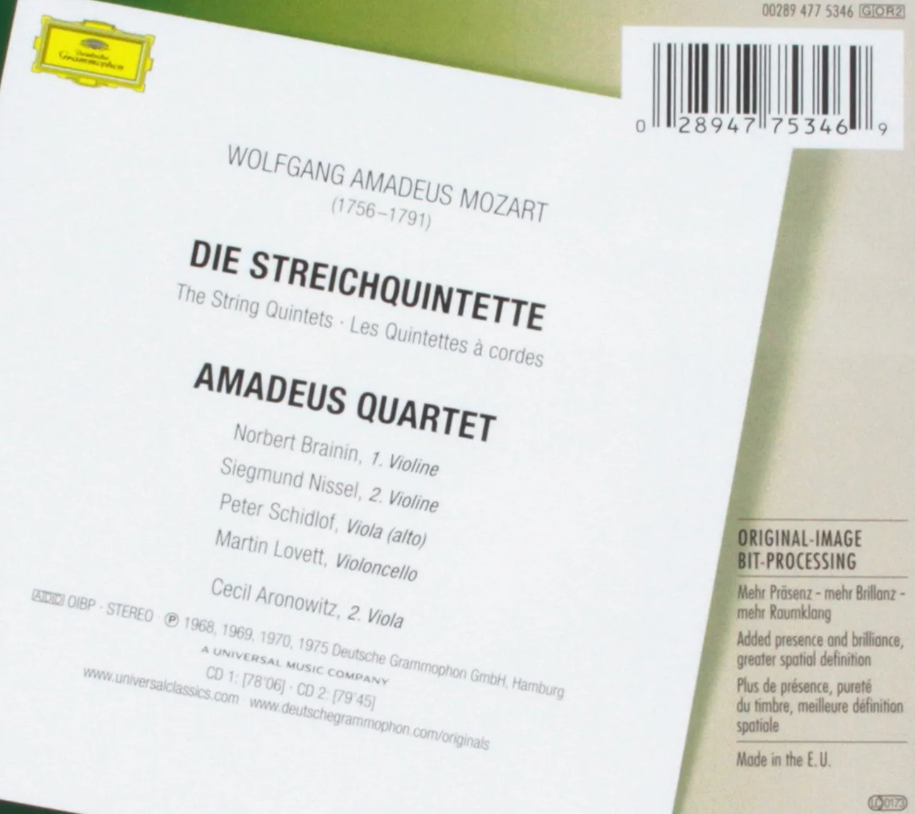Mozart: The String Quintets