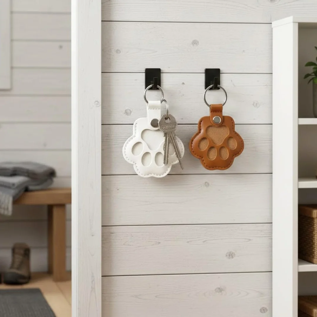 4 Llaveros Pelo Perro, DIY Recuerdos Hechos de Pelo de Perro, Contenedor para Guardar Pelo de Mascotas, Botellas de Recuerdo en Forma de Perro