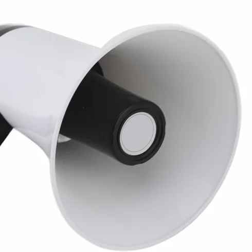 HEEPDD Megáfono Altavoz PA Bullhorn 30W Alarma Sirena Control Volumen Correa Deportes