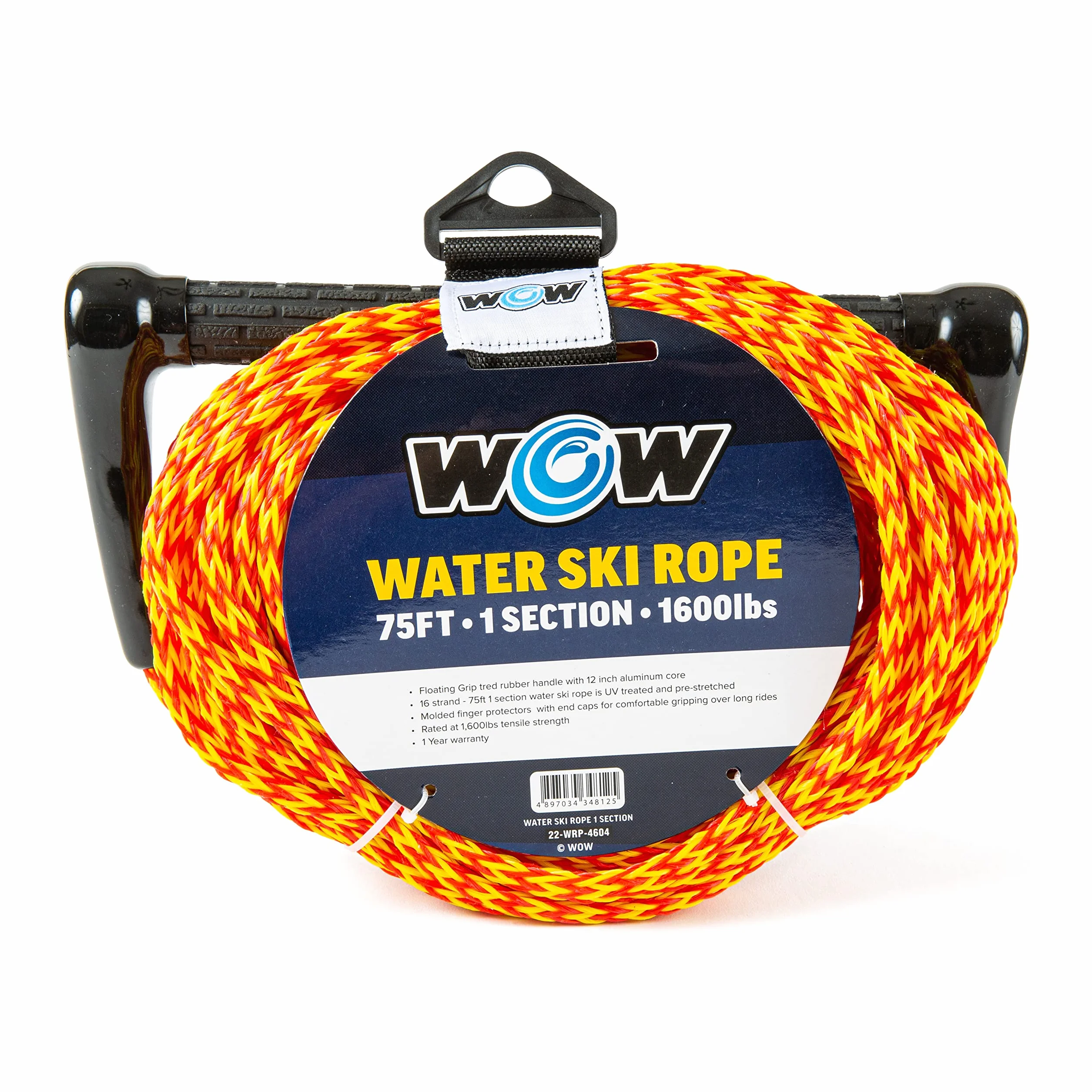 Wow Sports Cuerda de Remolque Wakeboard 75 Pies