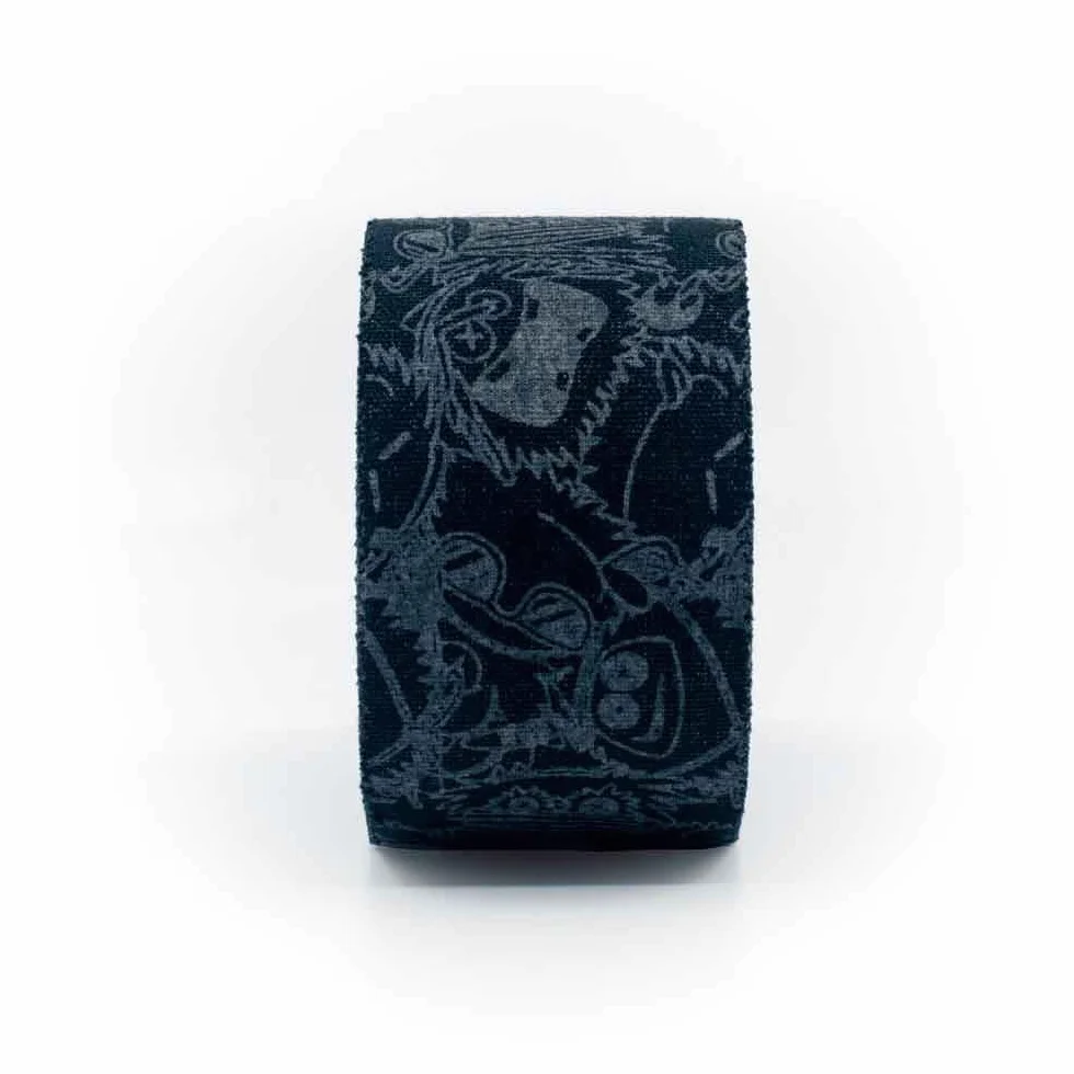 Cinta adhesiva para escalar 8BPLUS 38 mm x 10 m negro con estampado