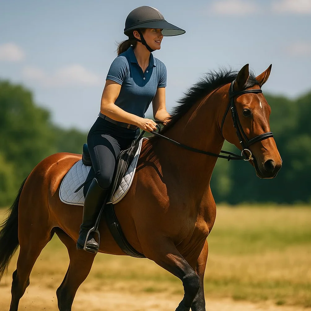 Visera Solar para Casco de equitación, protección Solar para Montar a Caballo, Accesorio para Casco de equitación, protección para la Lluvia para Montar a Caballo, Visor Riding Helmet