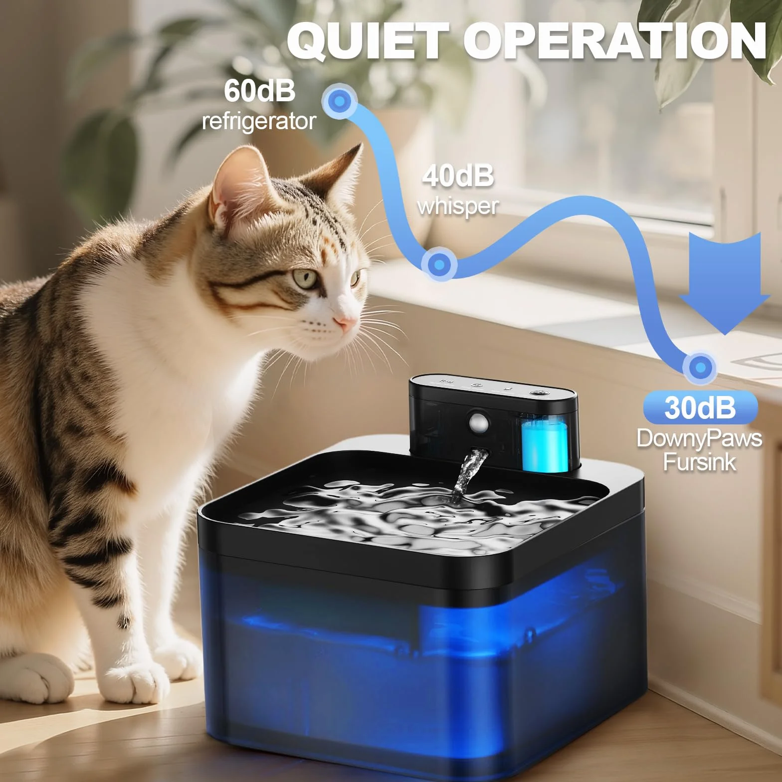 18 Filtros de Fuente para Gatos : 6 Resina + 6 Carbono + 6 Esponjas de Espuma con Herramienta de Apertura, Compatible con Bebedero Gatos (Modelo B0FCYBHS61)