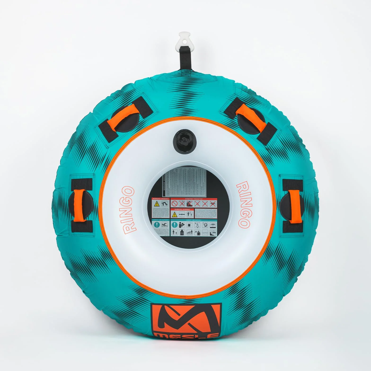 Ringo Flotador de Arrastre 1 Persona Donut Hinchable para Barco