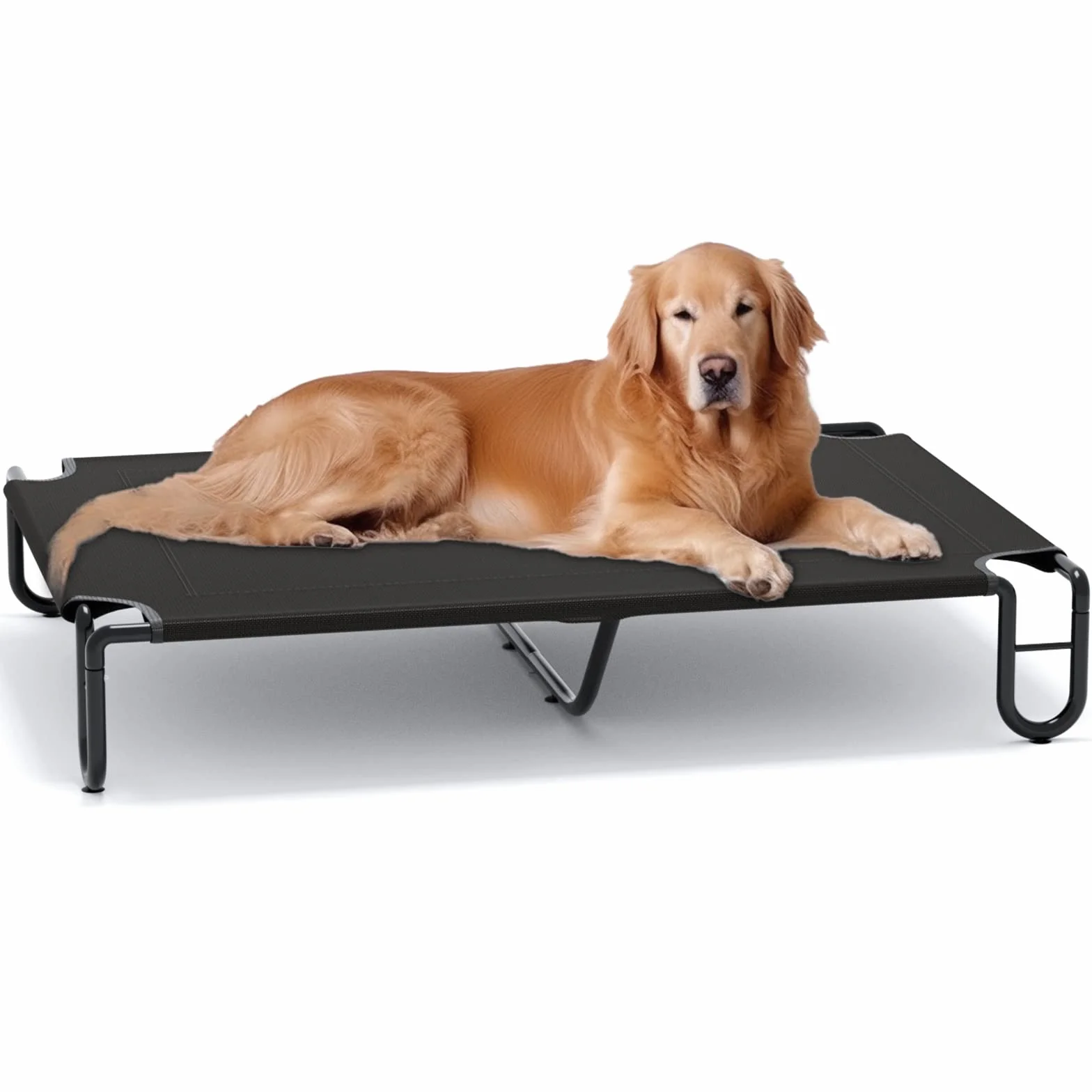 FAYDUDU Cama Elevada Perro Came Grande para Perros Grandes/Medianos/Pequeños Lavable Transpirable Cama Mascota Exterior para Verano (X-Large)