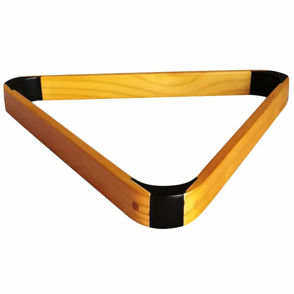 Triángulo de billar de madera sólida