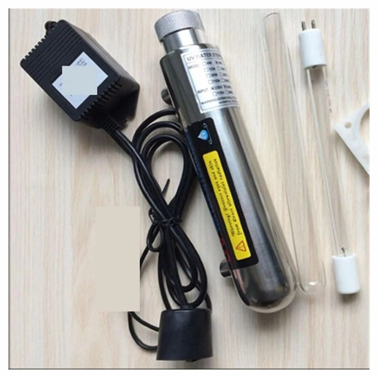 Filtro de Agua, Esterilizador de agua UV de acero inoxidable 110/220, filtro de desinfección de bebida directa de lámpara de tubo ultravioleta, purificador de tanque de peces de acuario