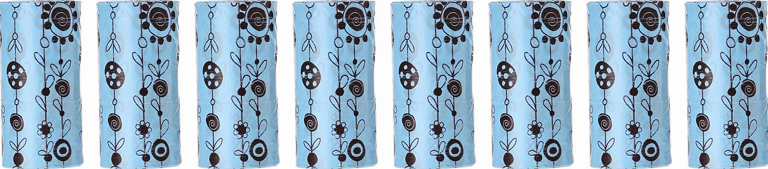 nvmk Ventas Nandog Cadena de Flores Bolsa de residuos reemplazos (8 Unidades), Color Azul