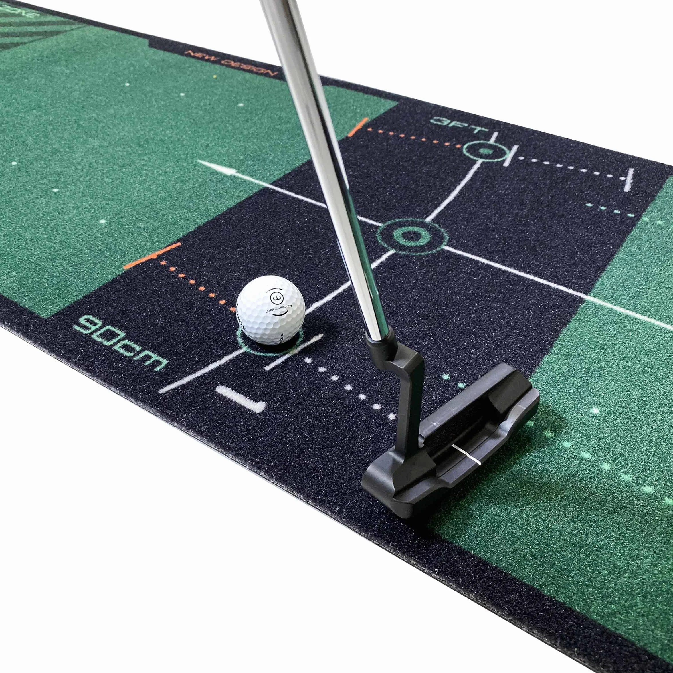 WellPutt Golf Alfombrilla de entrenamiento 33 m