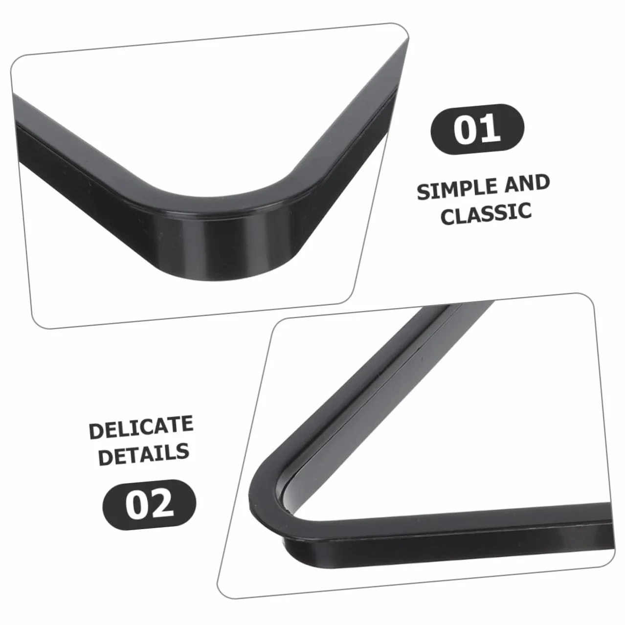 SUPVOX Estante Triangular de Plástico para Bolas de Billar, Soporte Organizador para Mesa de Billar