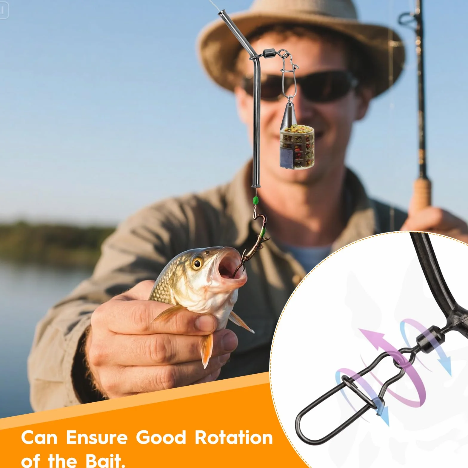 Fundas de Pesca antienredos 7/9/12 cm Tubo de Cobre Accesorios de Plomo