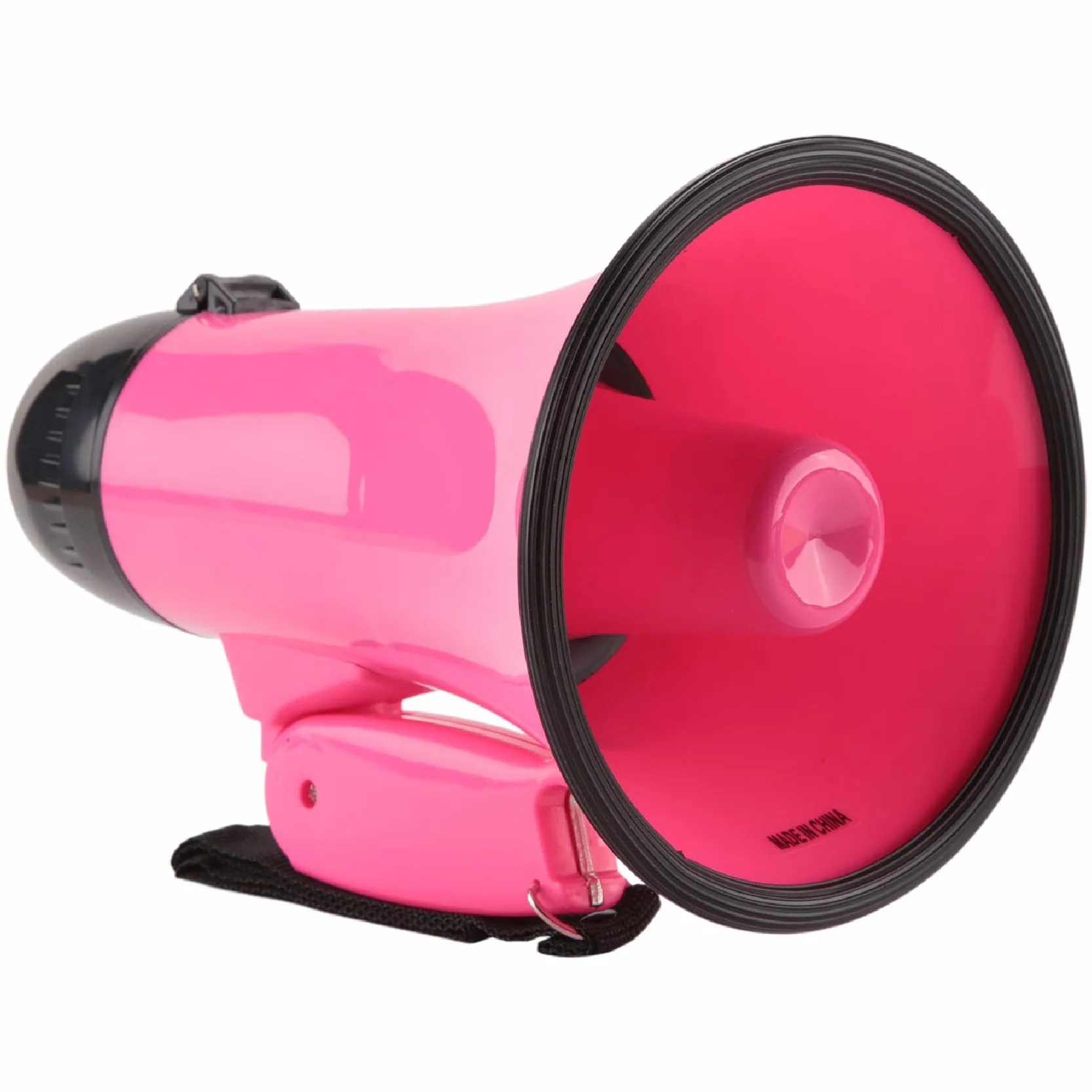 Altavoz Megáfono PA Bullhorn 25W Sirena Grabadora Voz Abrebotellas Rosa