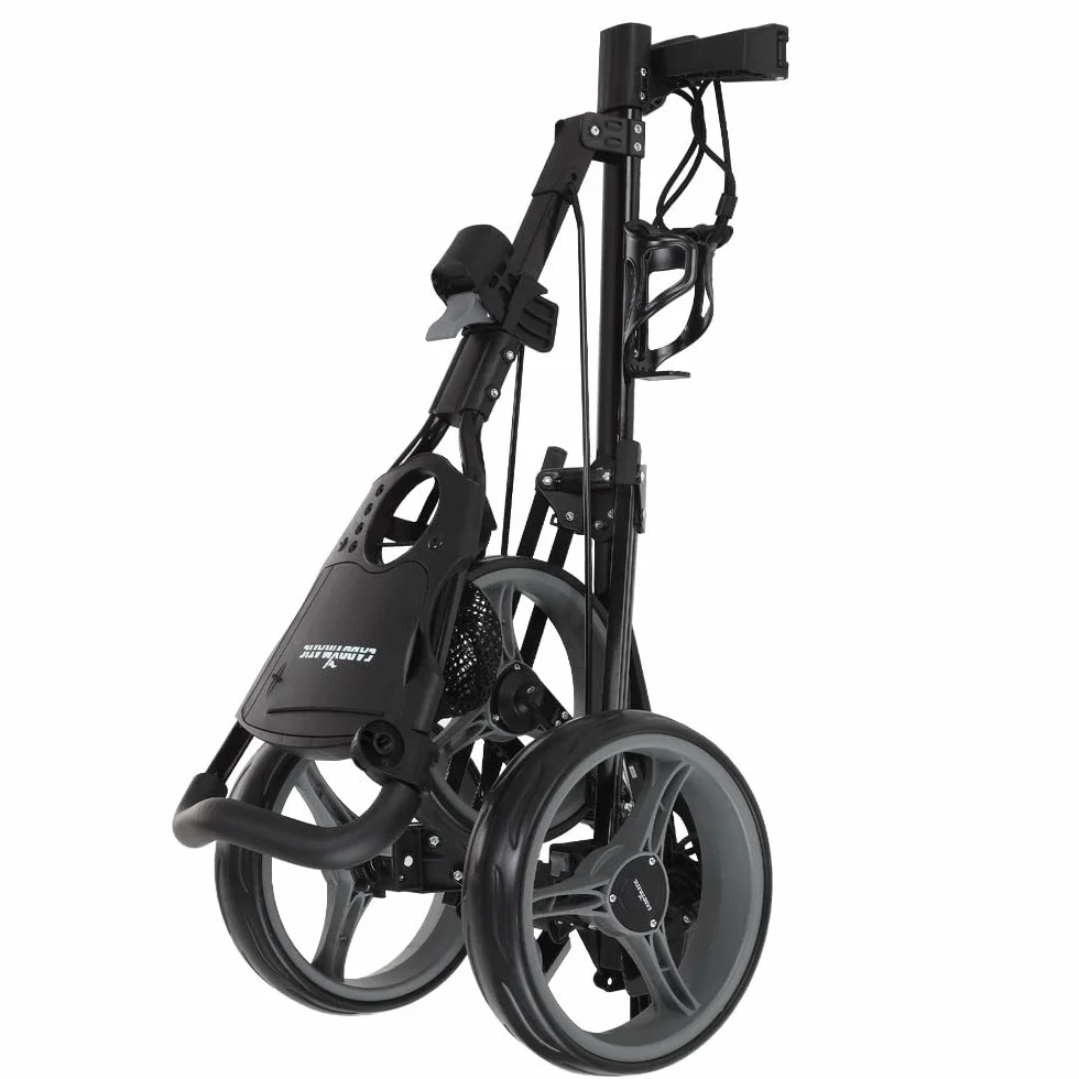 Golf X-Treme Carrito de Golf 3 Ruedas con Asiento Negro/Gris