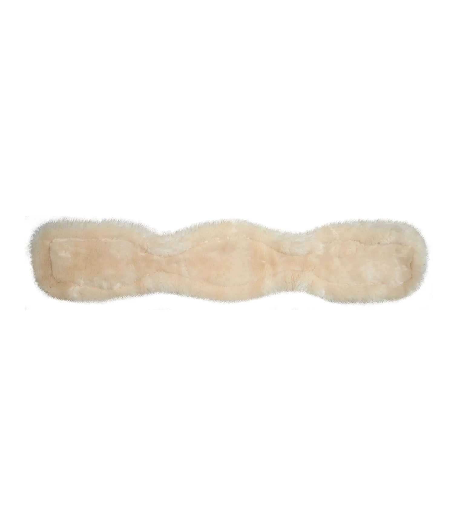 WALDHAUSEN Correa corta de cuero con lana ecológica, marrón, 60 cm