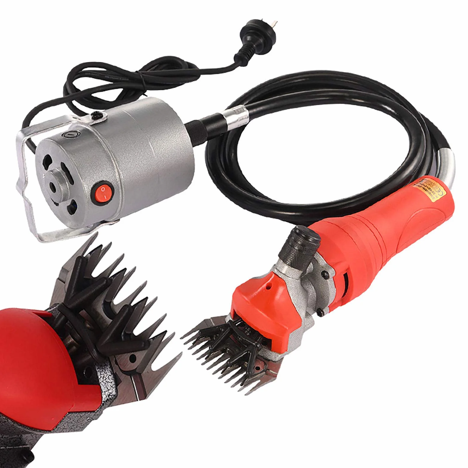 1500W Esquileo EléCtrico Ultraligero De Ovejas Y Cabras, MáQuina Cortadora De Tijeras De Granja, Cortadora De Lana, MáQuina De Corte De Tijera, Se Puede Colgar, con Caja