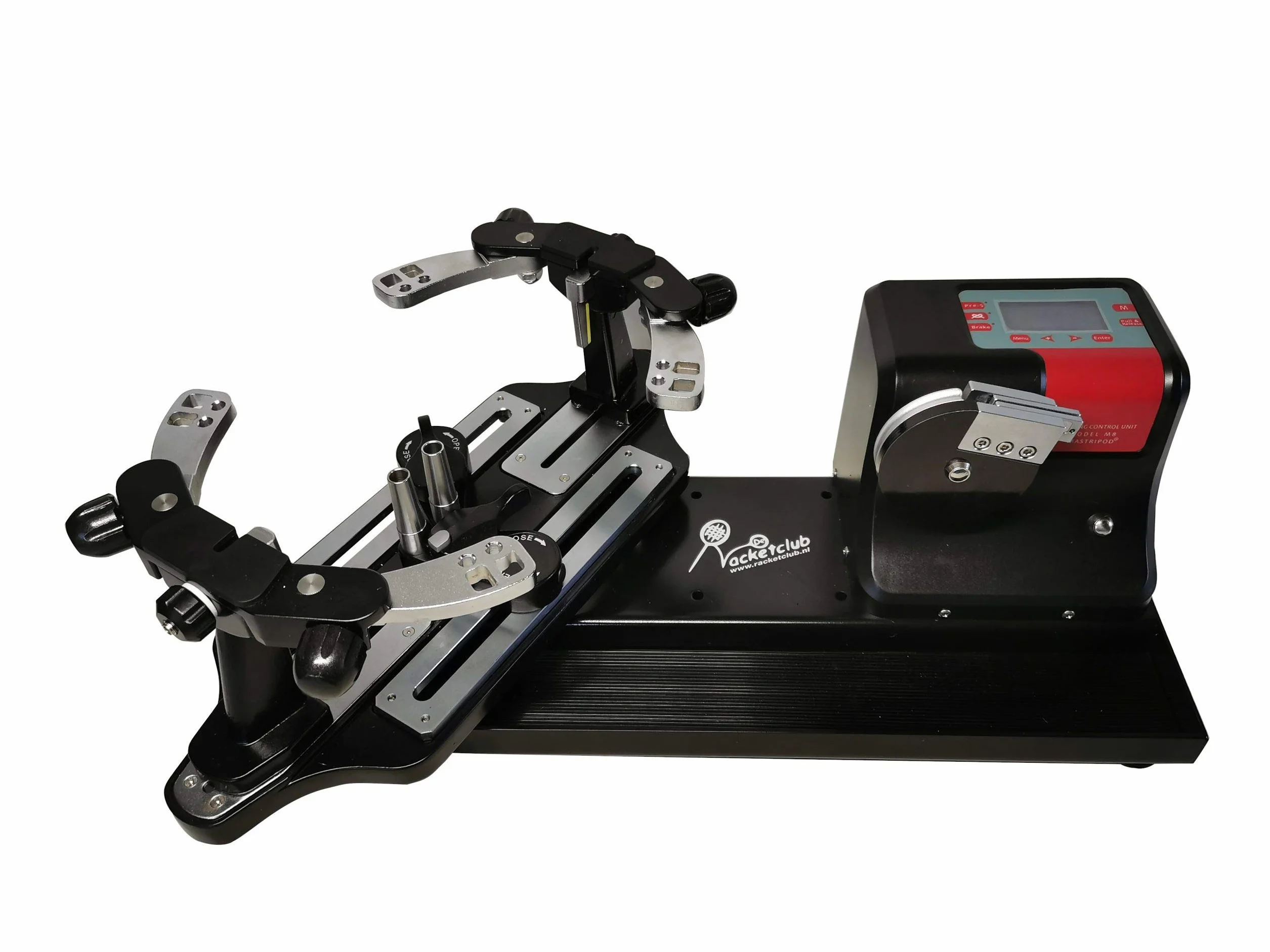 Racketclub Flash-1 Cómoda encordadora electrónica con Sistema de tensado Redondo para Raquetas de Tenis, bádminton y Squash