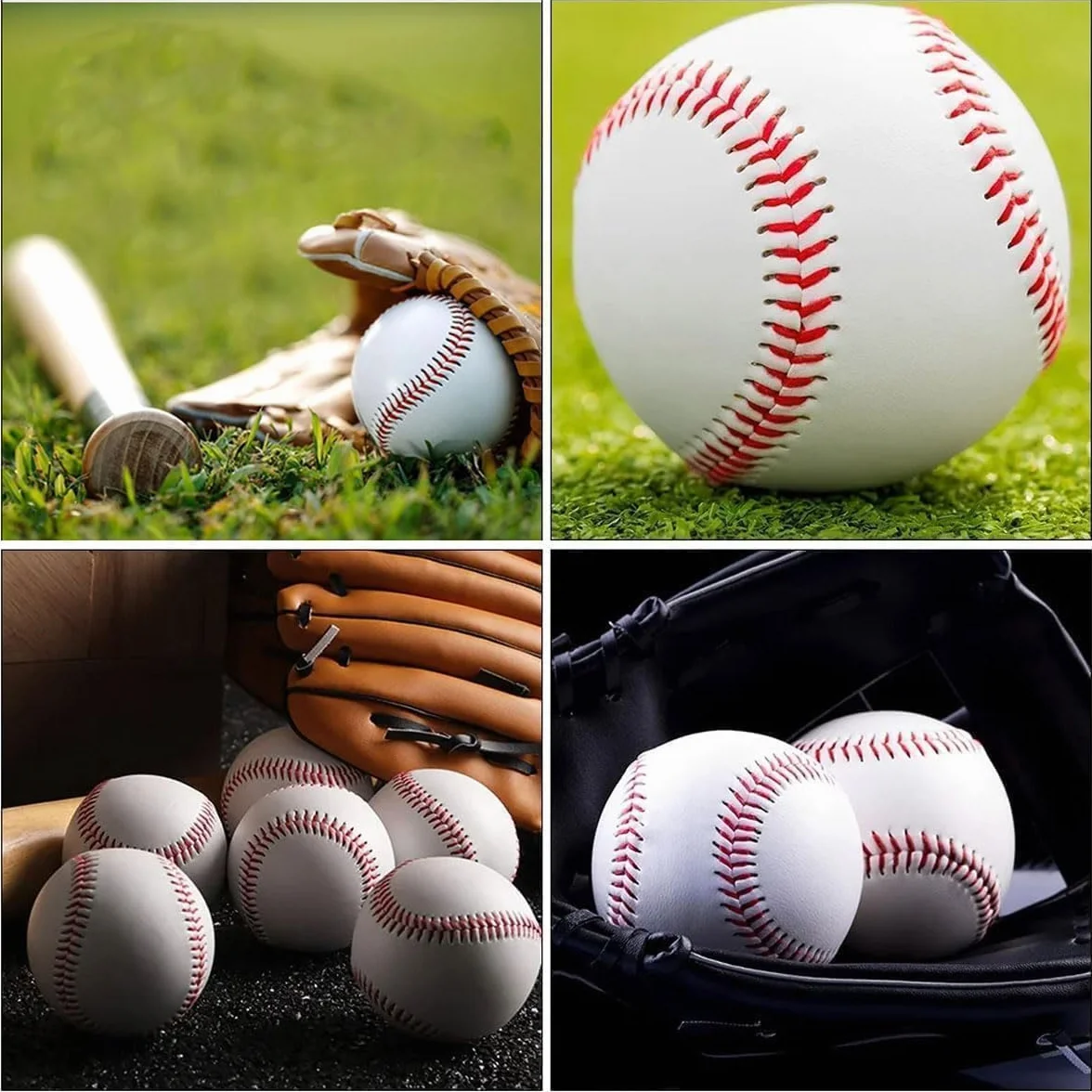 Pelotas de béisbol luminosas de 9 pulgadas que brillan en la oscuridad para práctica nocturna