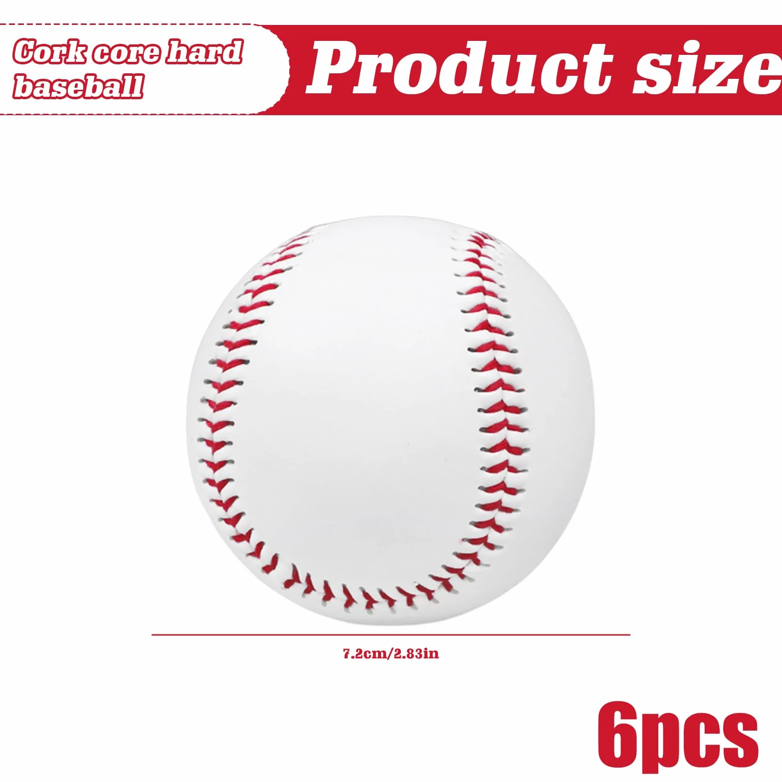 Pelotas de béisbol profesional cosidas a mano 9 pulgadas para adultos y jóvenes
