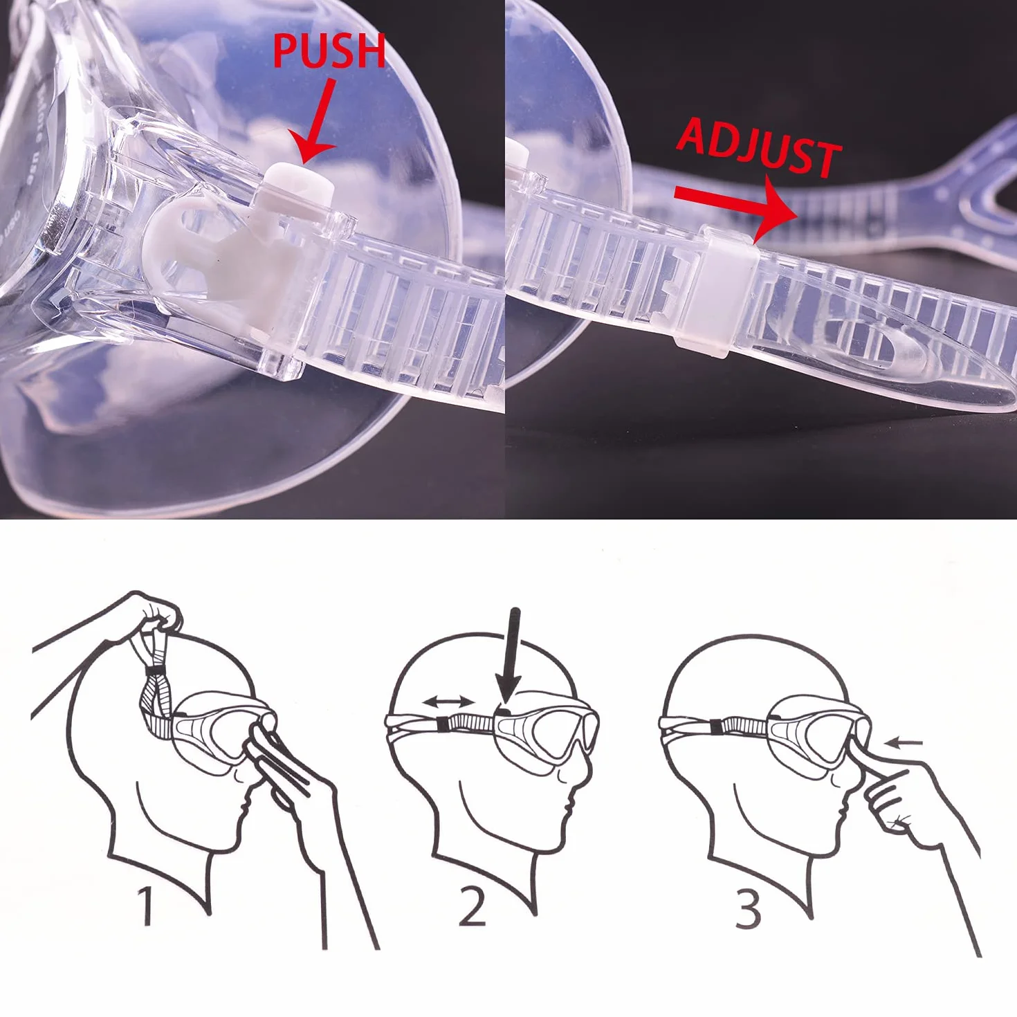 Winline Gafas de Natación para Adultos y Niños, Anti Niebla Protección UV Ajustable