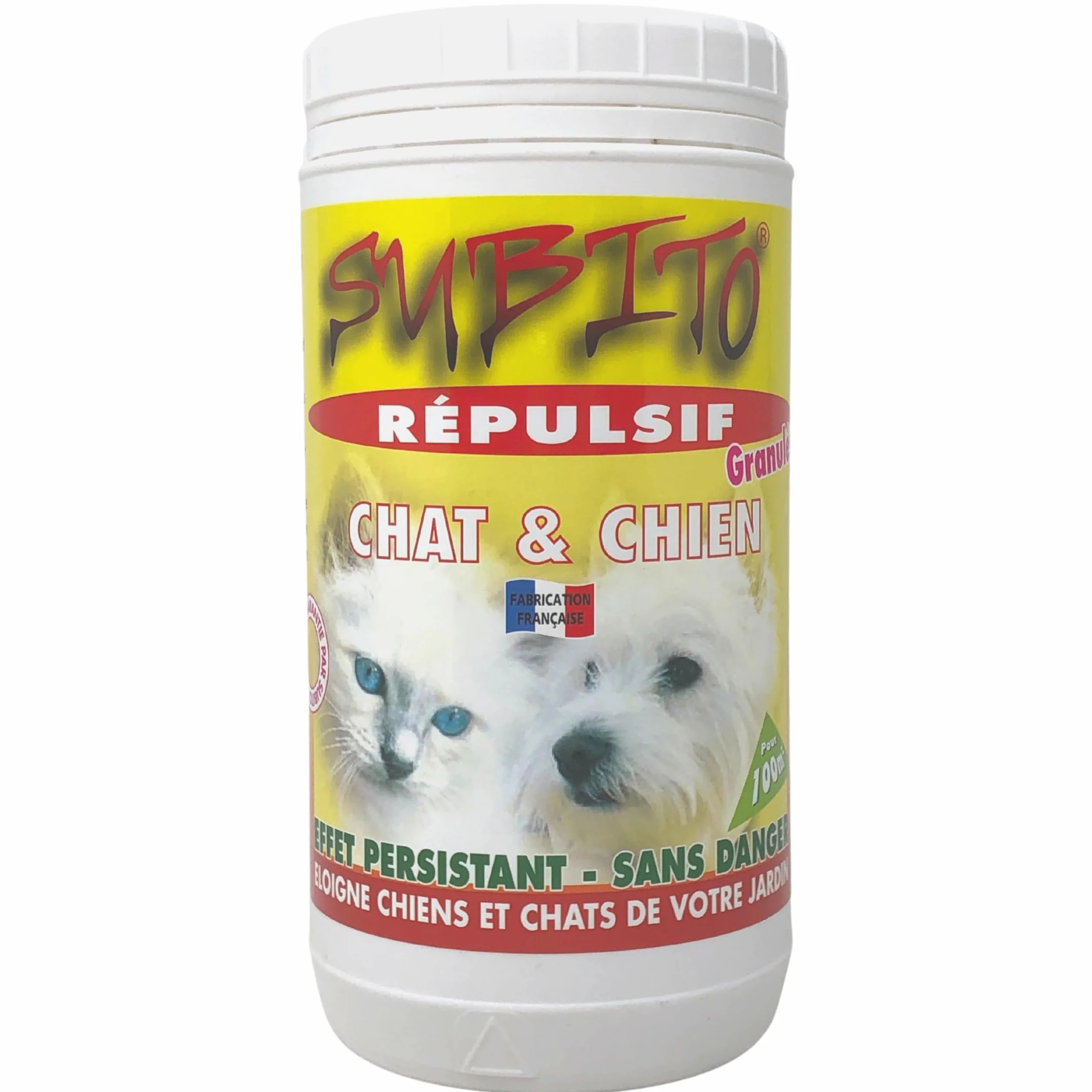 Repelente de gatos y perros al aire libre, repelente al aire libre Potente para repeler gatos y perros, antiorina, raspado, excremento, destrucción de jardín… Repelentes de mascotas