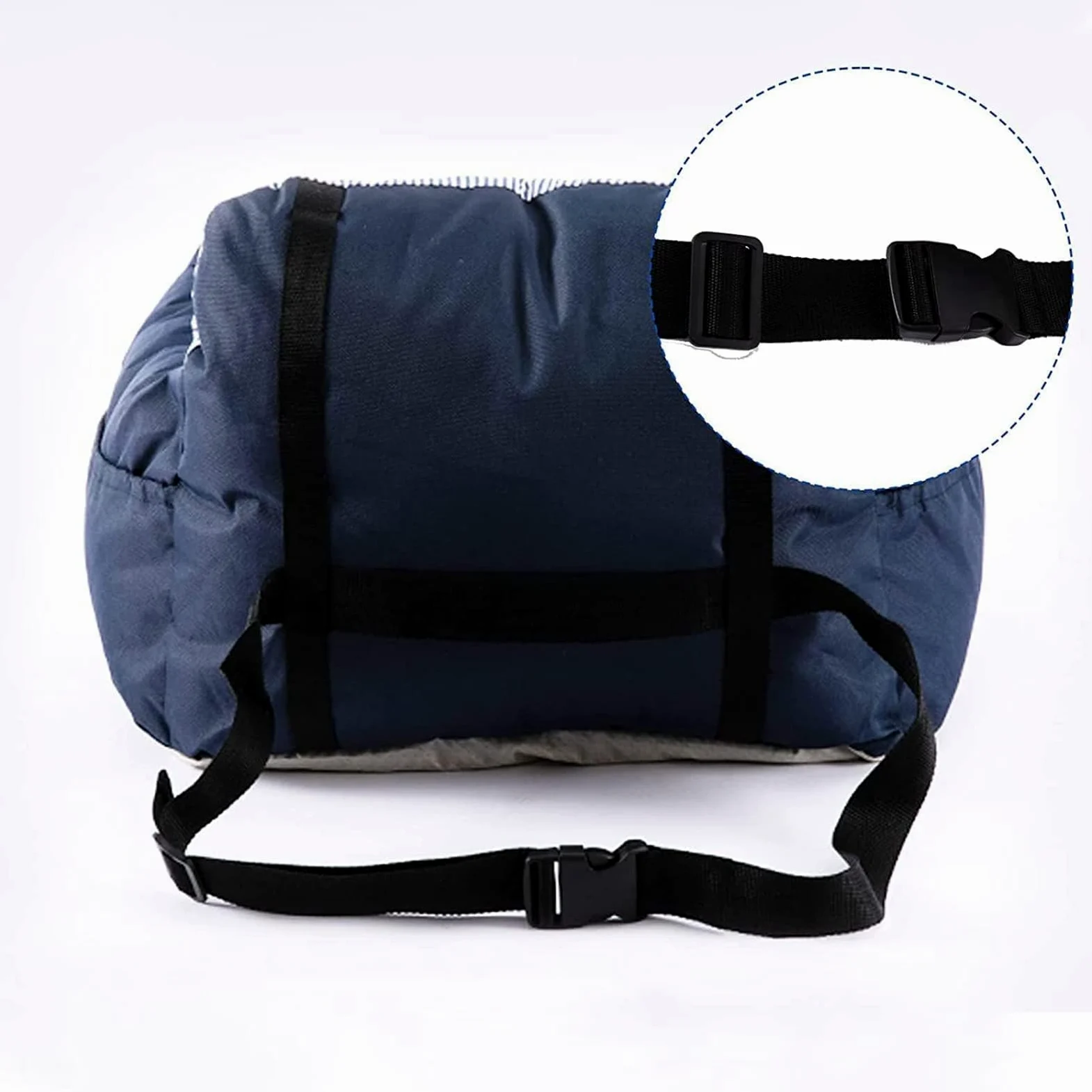 Asiento De Coche para Perros, Asiento Elevador para Mascotas con Cama para Cachorros Y Gatitos, Cama para Mascotas para Interior con Bolsa De Almacenamiento, Correa De Arnés