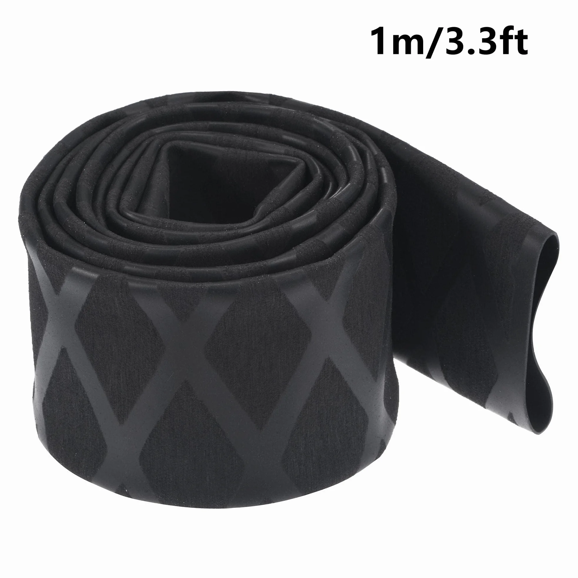 Tubo termorretráctil 35 mm 56 mm ancho plano 2:1 para caña de pescar empuñaduras