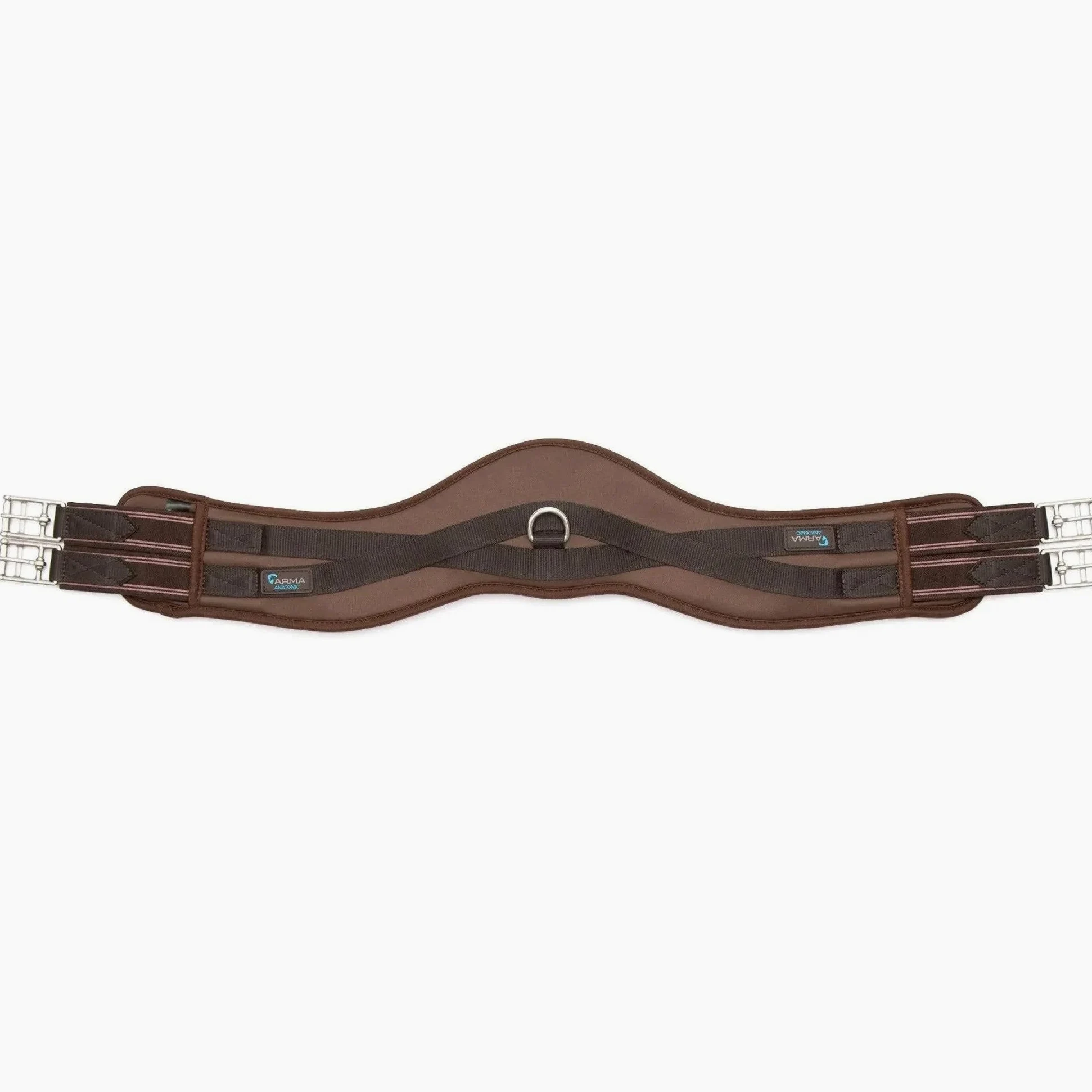 Shires ARMA - Cincha anatómica de espuma viscoelástica (111,8 cm), color marrón