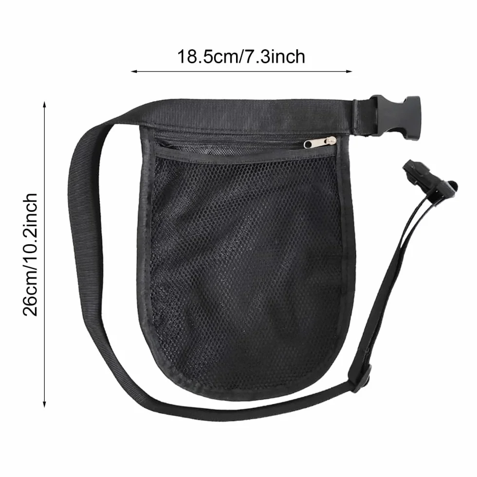 Riñonera para Pelota de Tenis, Soporte Ajustable para Banda de Pickleball, Transpirable, Bolsa de cinturón de Ping Pong