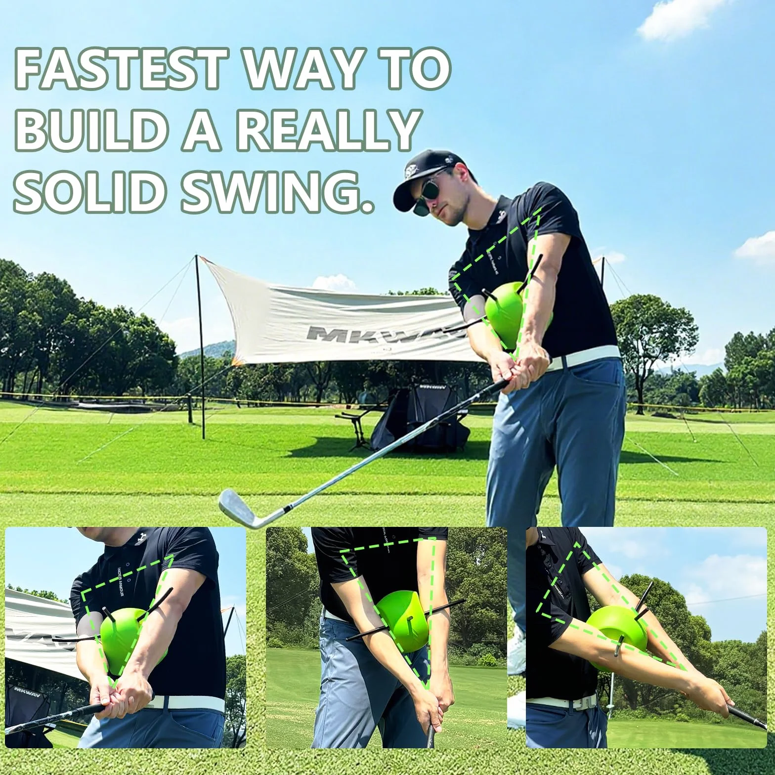 Golf Aid Swing Mejora la Coordinación Brazo-Cuerpo