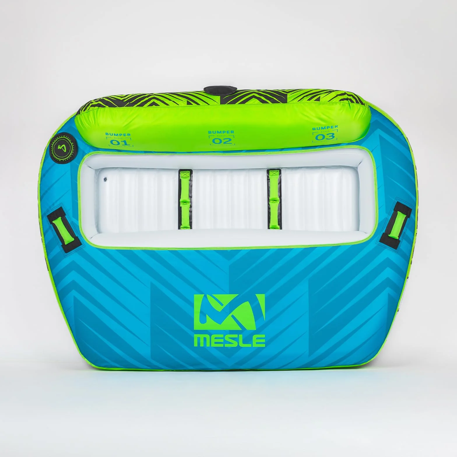 Mesle Flotador de Arrastre Bumper 1-3 Personas Hinchable para Barco y Moto Acuática