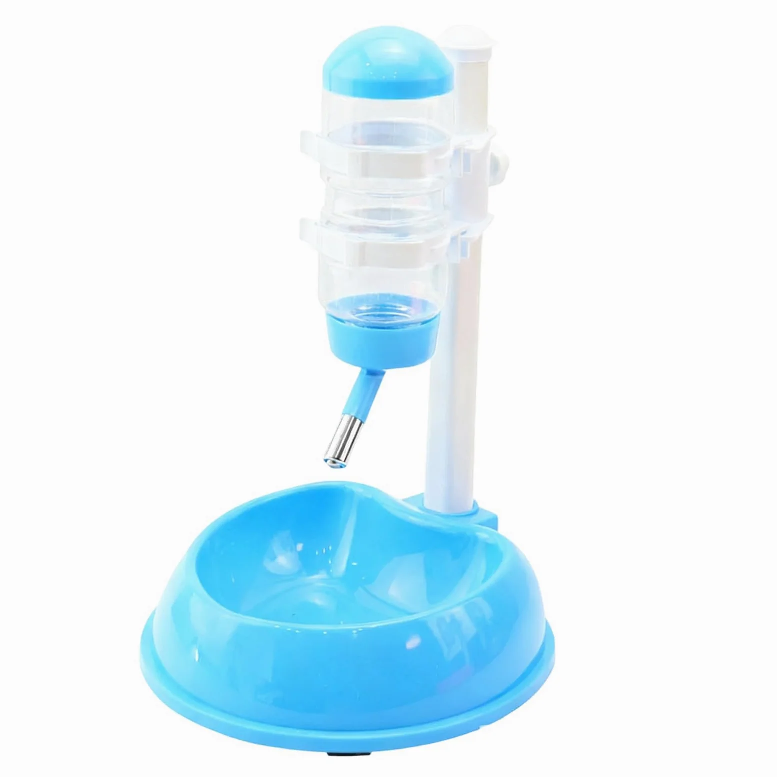 Bebedero Automático para Gatos Suministros De Bebida para Lento De Pie | Fuente de Pie para Mascotas con Altura Regulable Para Animales Pequeños Ardillas Conejos y Erizos