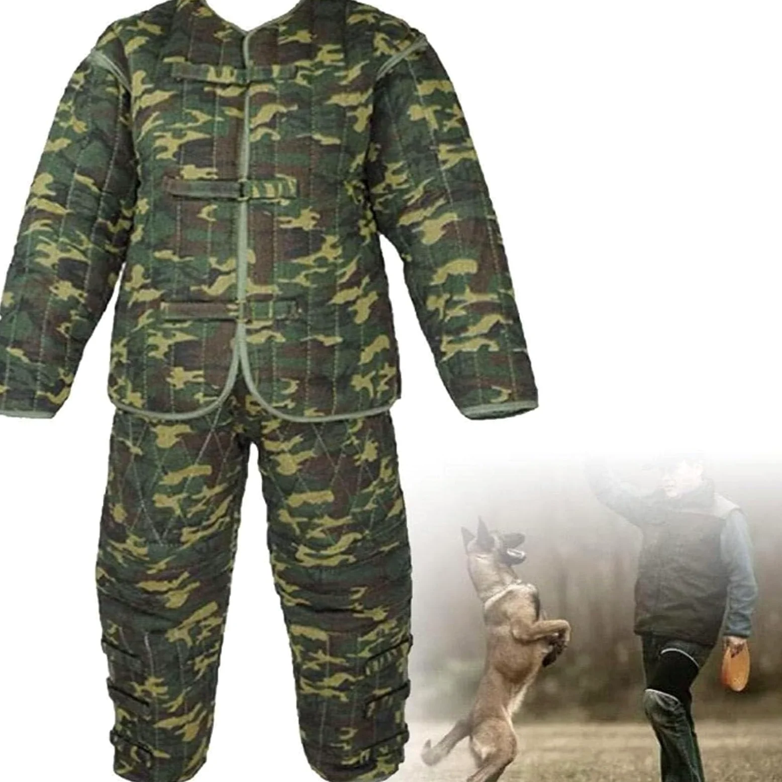 Traje profesional antimordeduras para perros, traje de adiestramiento canino, ropa protectora para adiestramiento canino, traje de protección corporal para adiestramiento de perros policías