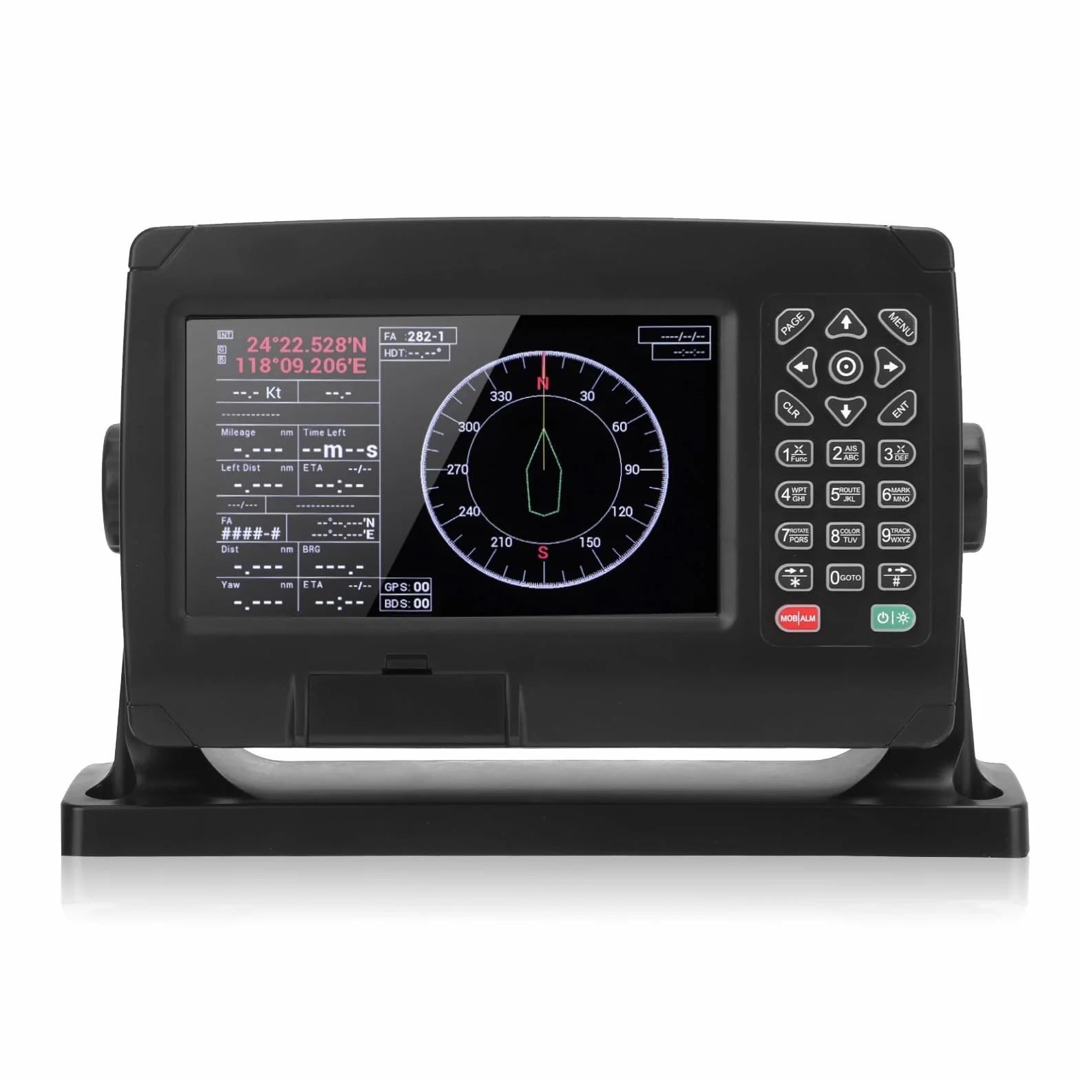 Ymiko GPS Chart Plotter Navegador Satelital Marino IPX6 Impermeable