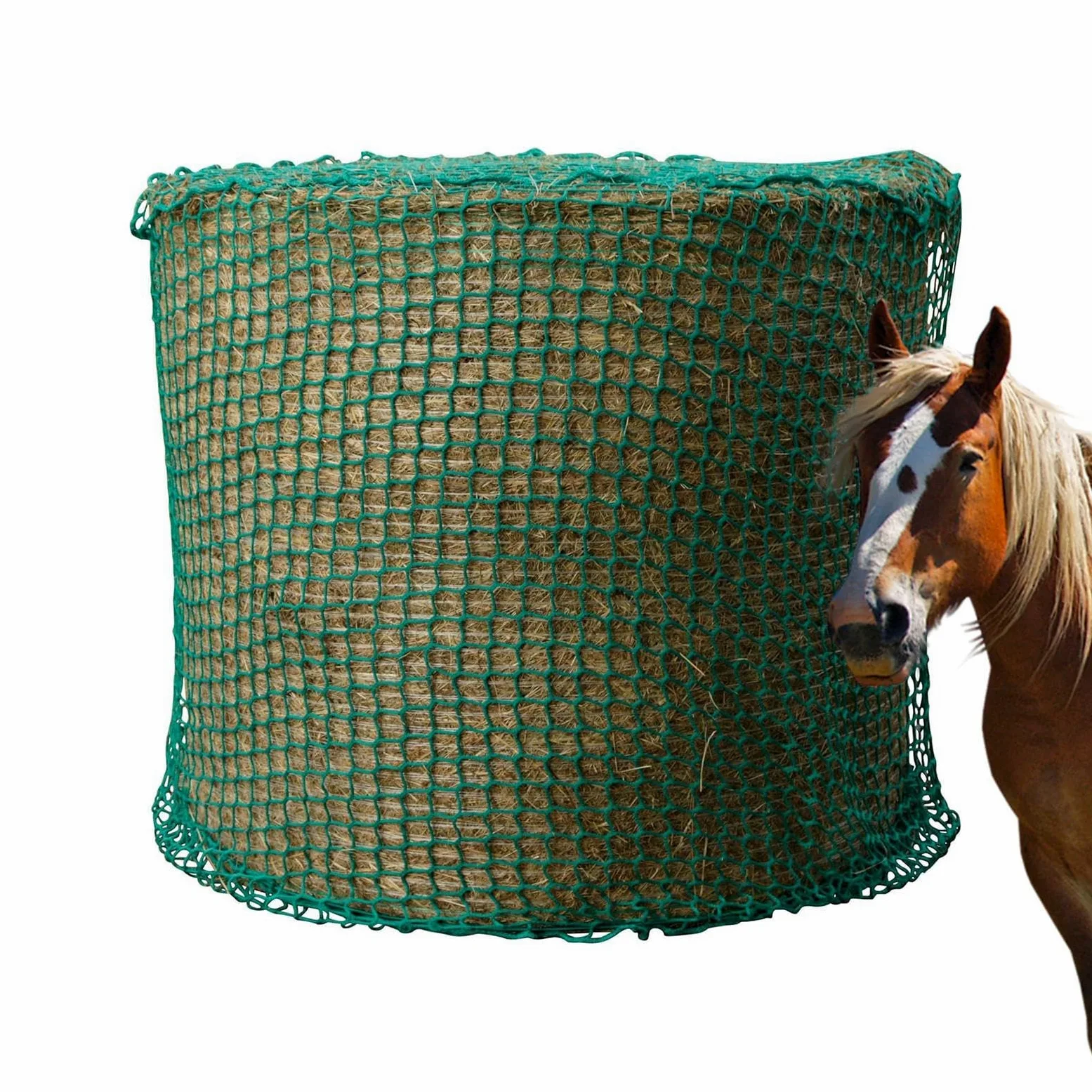 Red Para Heno De Alimentación Lenta Organizador De Alimento Para Caballos | Bolsa Malla Alimento Ovejas Para Pesebres, Paddocks, Veterinarios, Establos, Escuelas Ecuestres Y