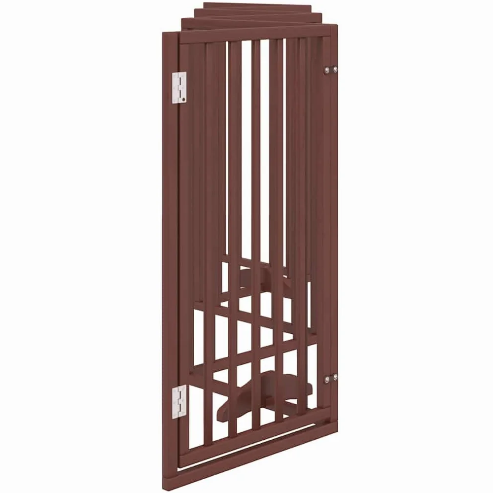 Rejilla plegable para perros de madera de álamo, 6 paneles, 300 cm, plegable, 300 cm