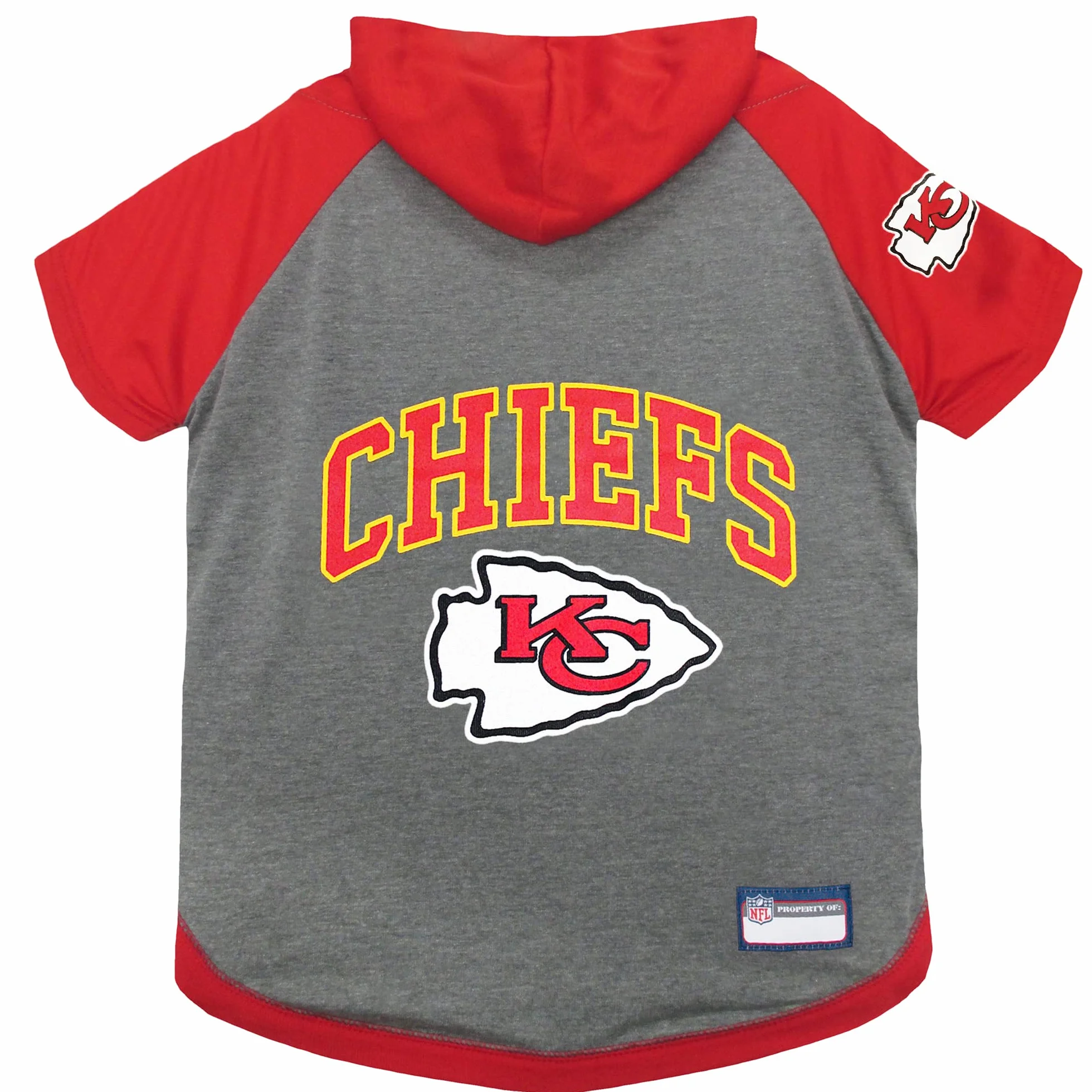 Pets First KCC-4044-XS NFL Kansas City Chiefs Sudadera con Capucha para Perros y Gatos, XS