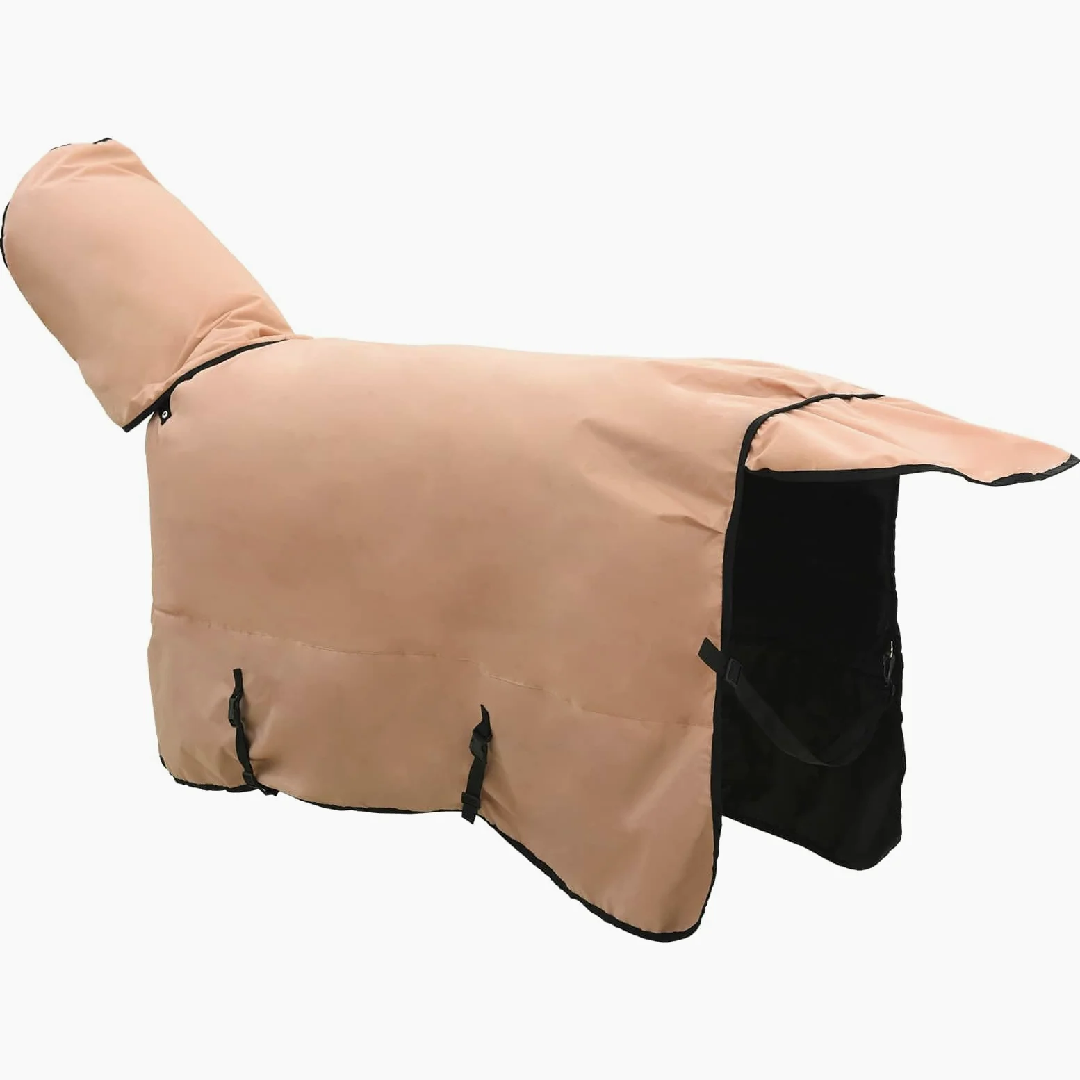 Manta para Caballo Capuchino 165 cm Poliéster,Deportes,Actividades al Aire Libre,Equitación,Cuidado de Caballos,Mantas y Capas para Caballos,2.164kg-42013186