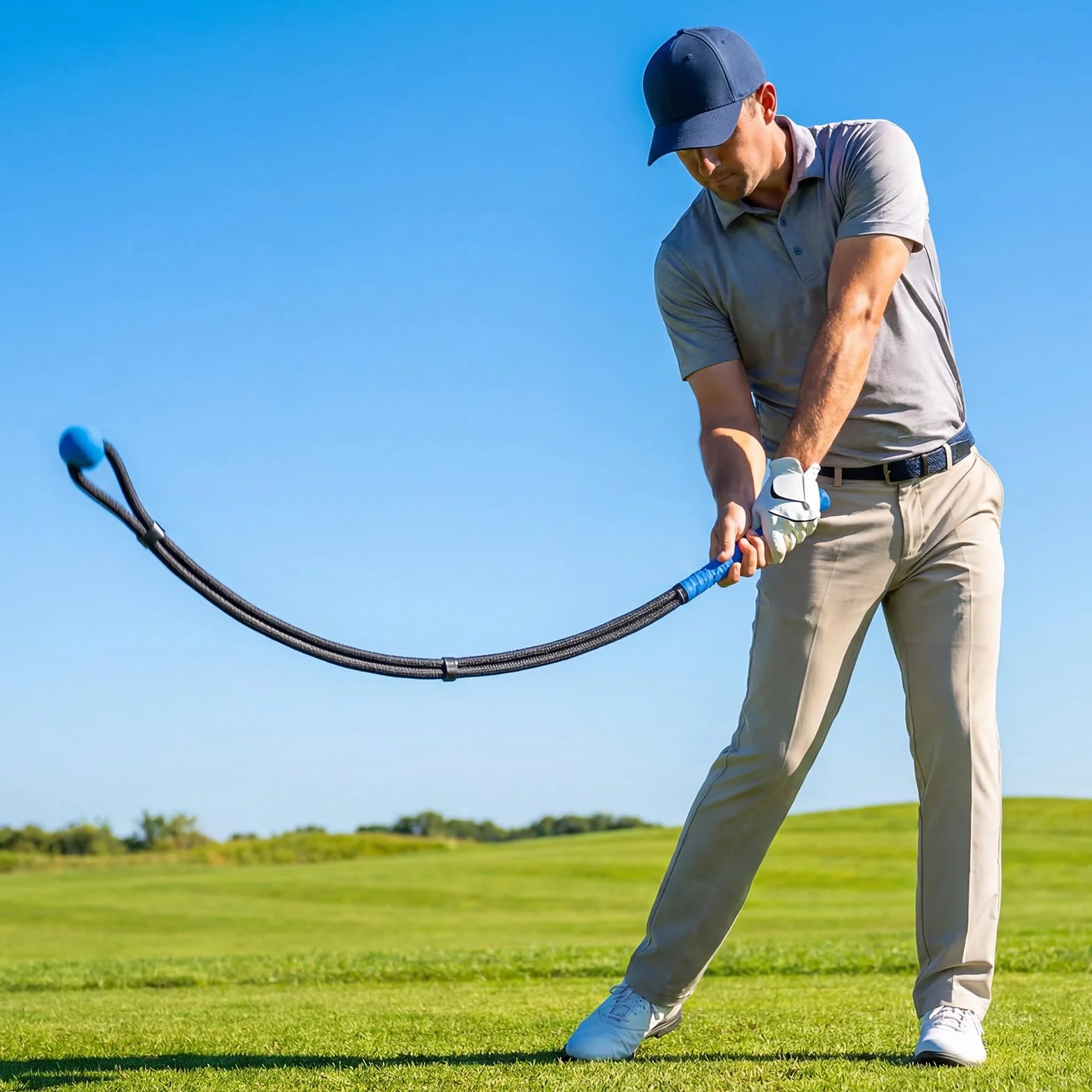 Starvortex Ayuda para Entrenamiento del Swing de Golf, Equipo de Entrenamiento de Golf