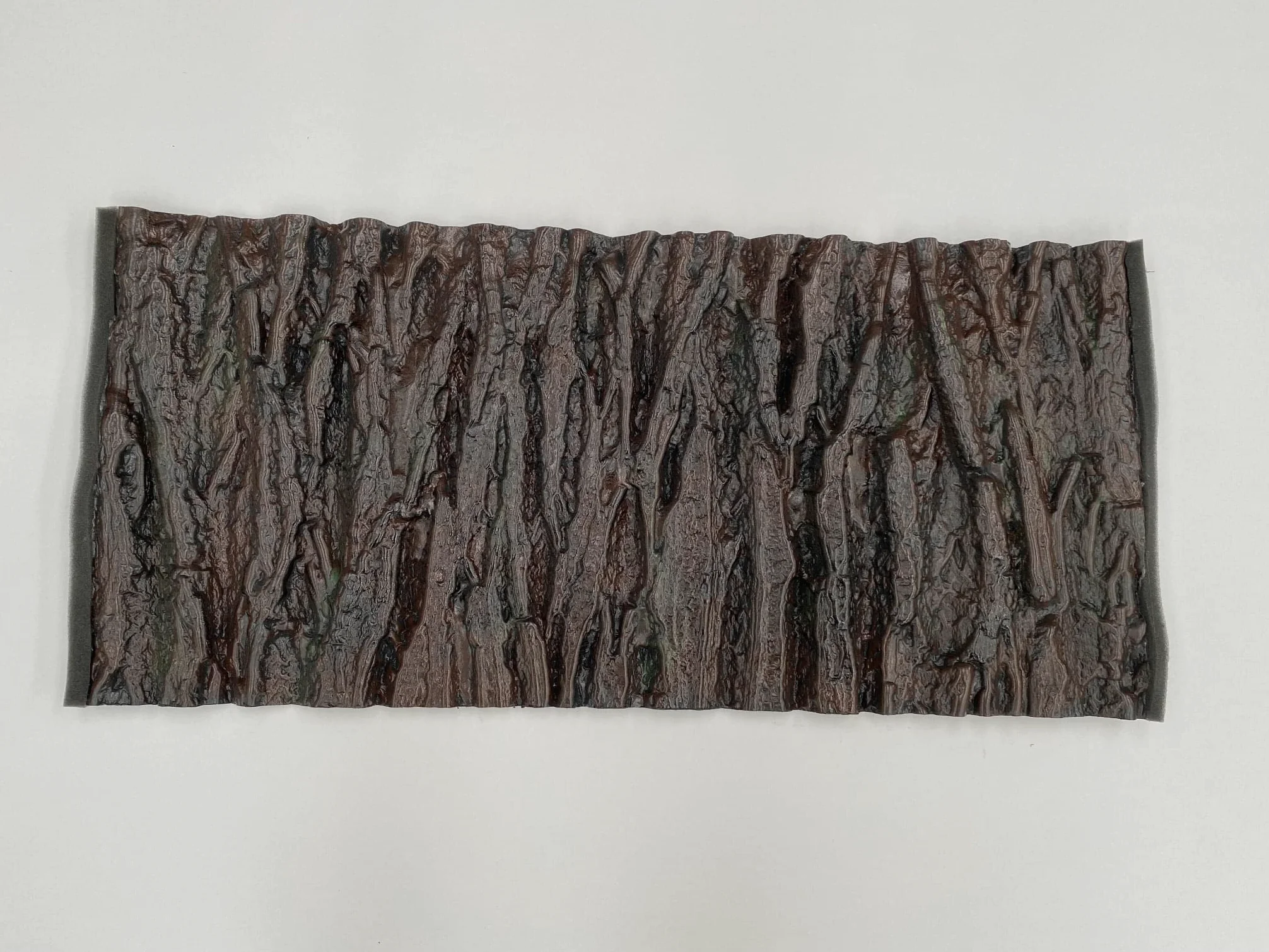 PLASTIKO - Fondo de Acuario 3D I Pared Trasera 100 x 40 cm I Fácil de Montar y Limpiar I No Requiere Pegado I Seguro para Animales I Marrón con patrón de Corteza de árbol
