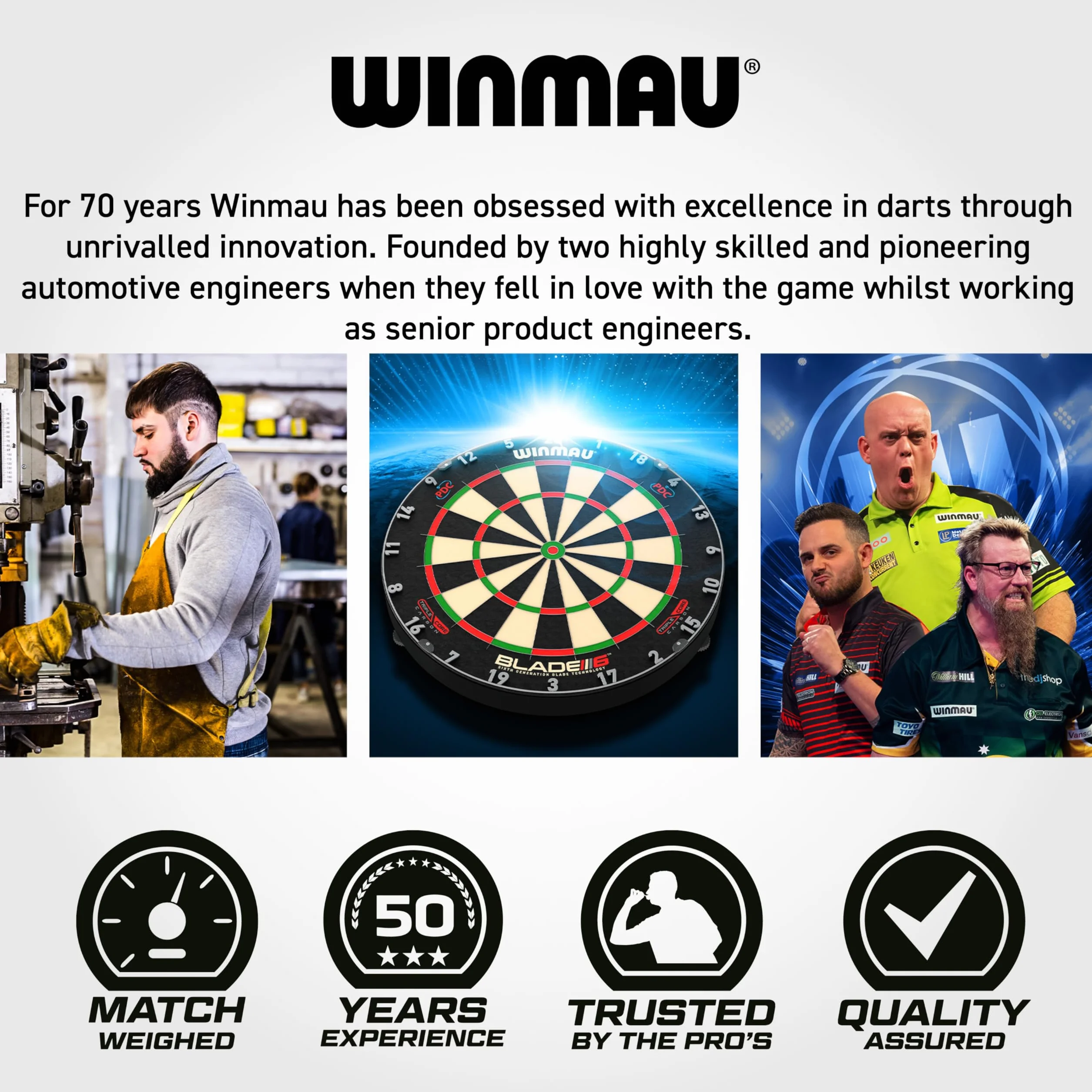 WINMAU Outrage Set de Dardos de Latón Softip 18 Gramos