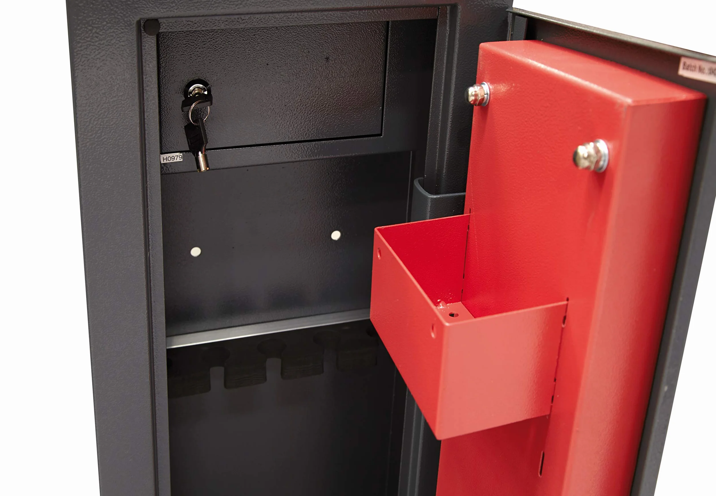 ARREGUI Braco ARM050 Armero de Acero para 5 Escopetas con Cajón Interior