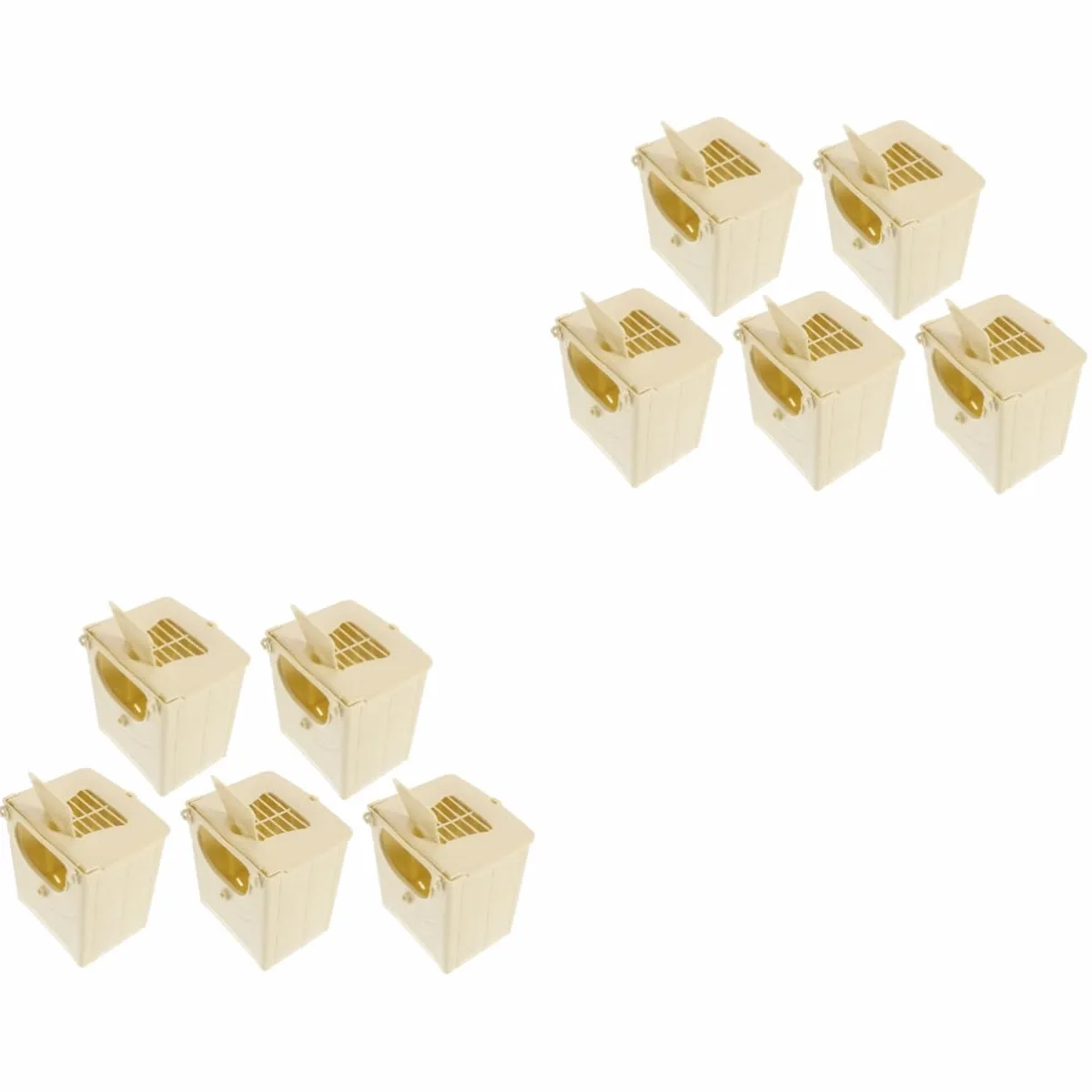 Kisangel 10 Uds Nidos De Pájaros para Interior Y para Pájaros Nido De Plástico para Dormir Nido De Gorriones