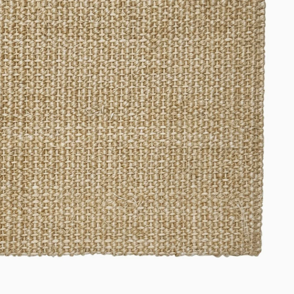 Alfombra de sisal de 80 x 100 cm para rascador, rascar, escalar, dormir con parte trasera de látex antideslizante, tronco de repuesto para árbol de gatos, bricolaje, montaje en pared, salón