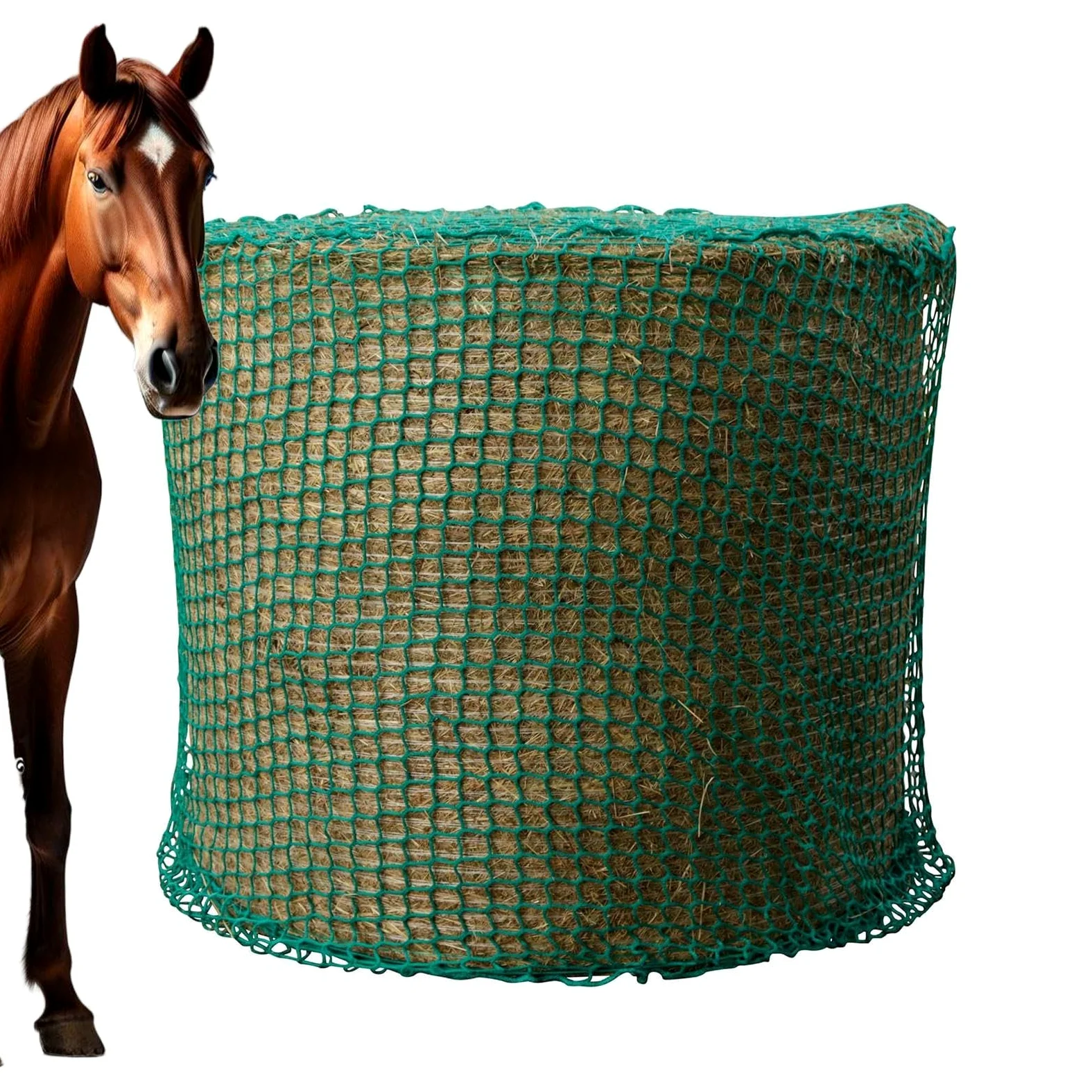 Redes para Heno de Caballos Organizador De Alimento Para Caballos | Bolsa Malla Alimento Ovejas para Caballerizas Veterinarios Jinetes Cuadras Escuelas de Equitación Ranchos Granjas y