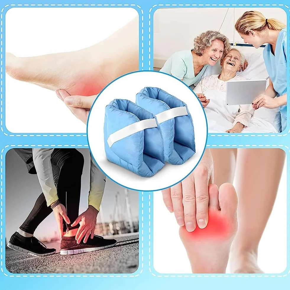 Almohadillas protectoras para talón y botas, alivio del dolor de lesiones y úlceras