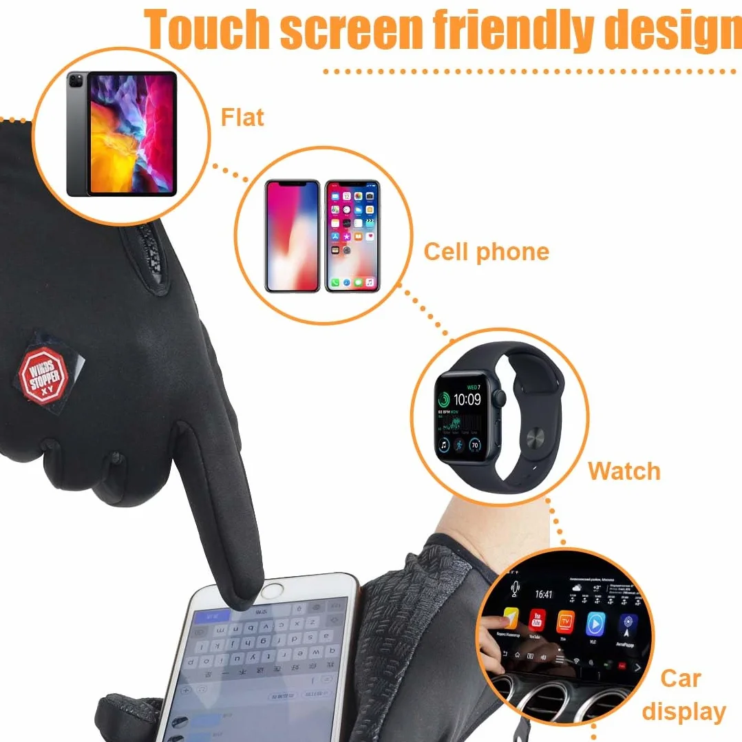 Guantes de Equitación de Cuero Sintético para Mujer